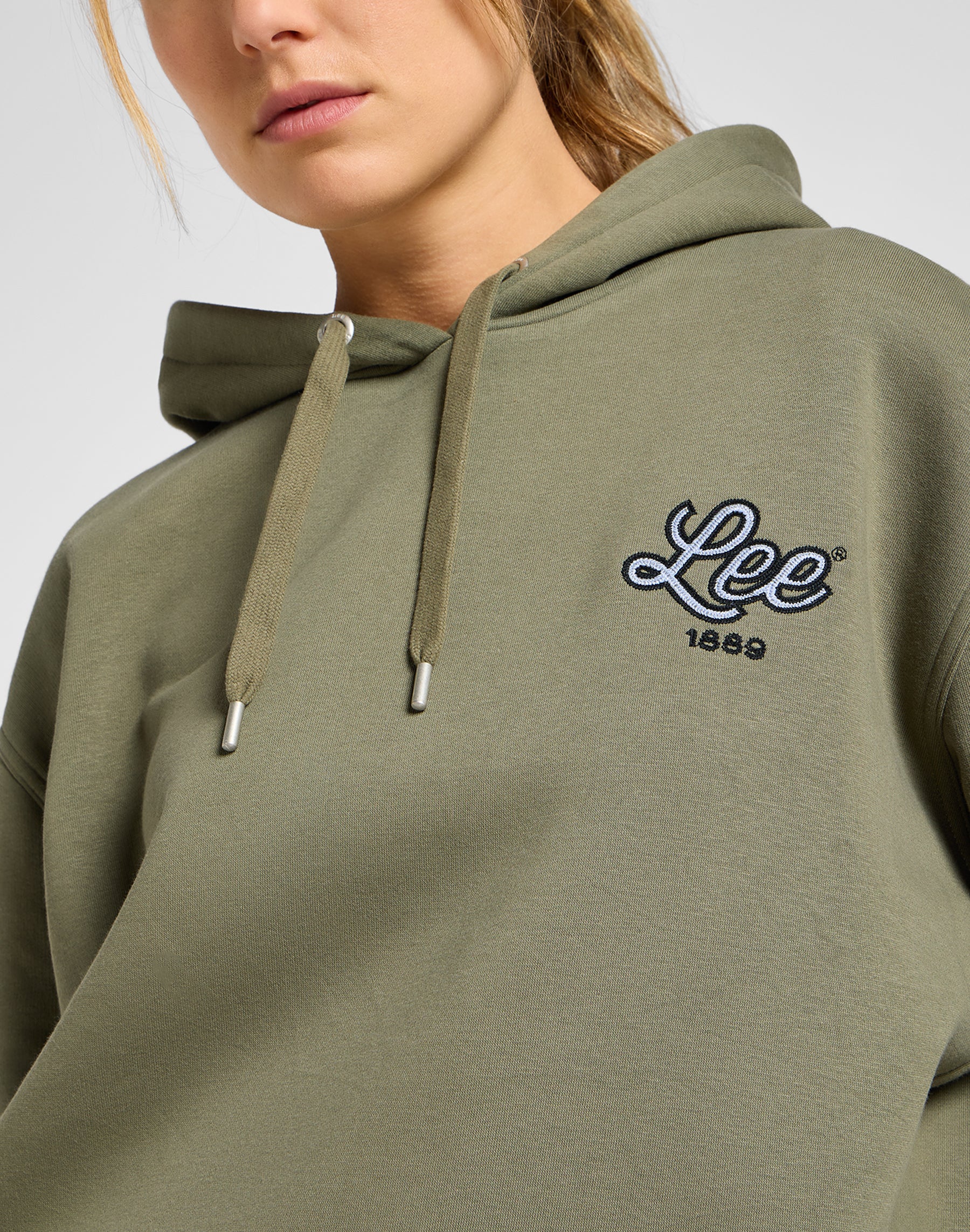 Logo Hoodie in Mercantile Green Hoodie Lee   