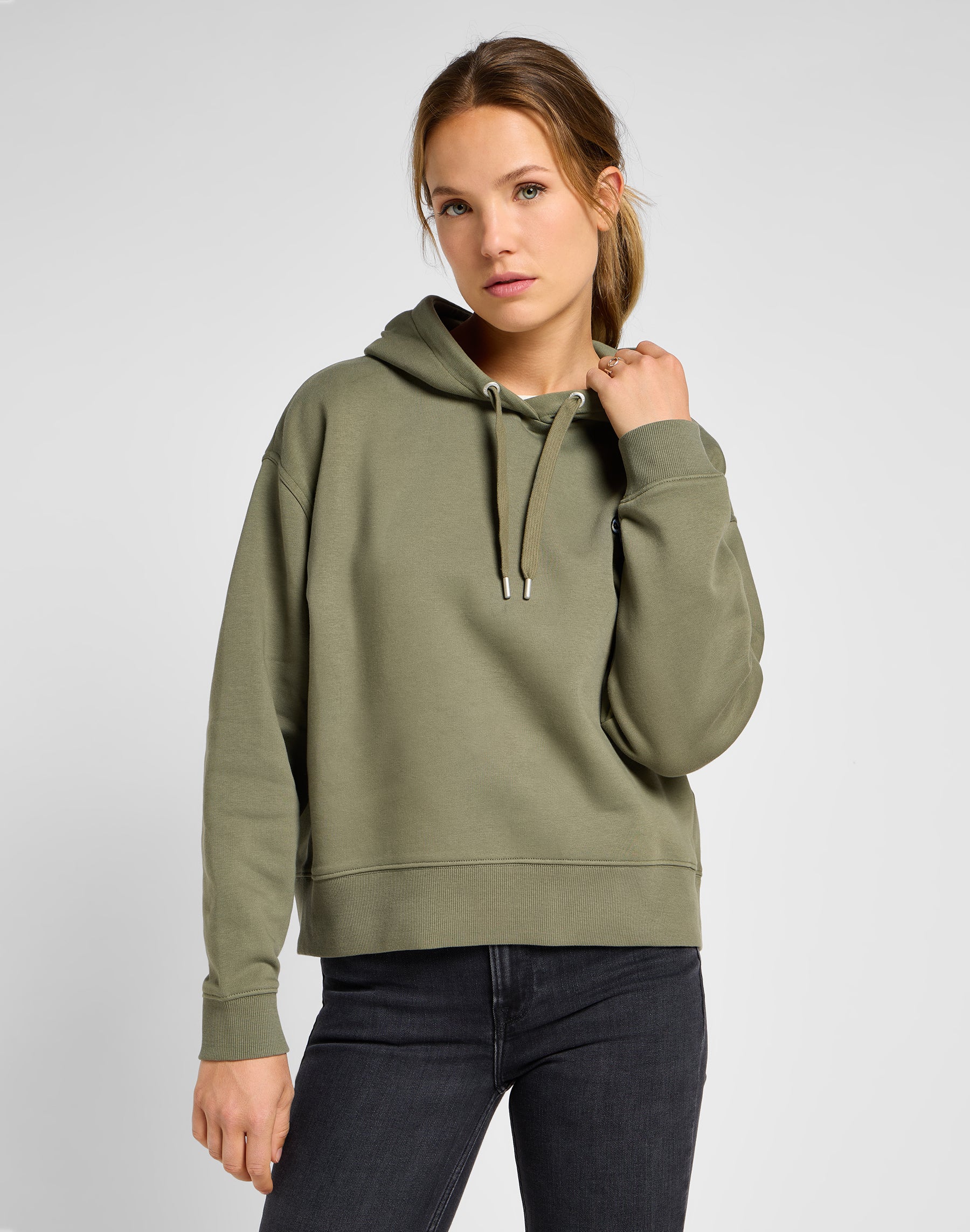 Logo Hoodie in Mercantile Green Hoodie Lee   