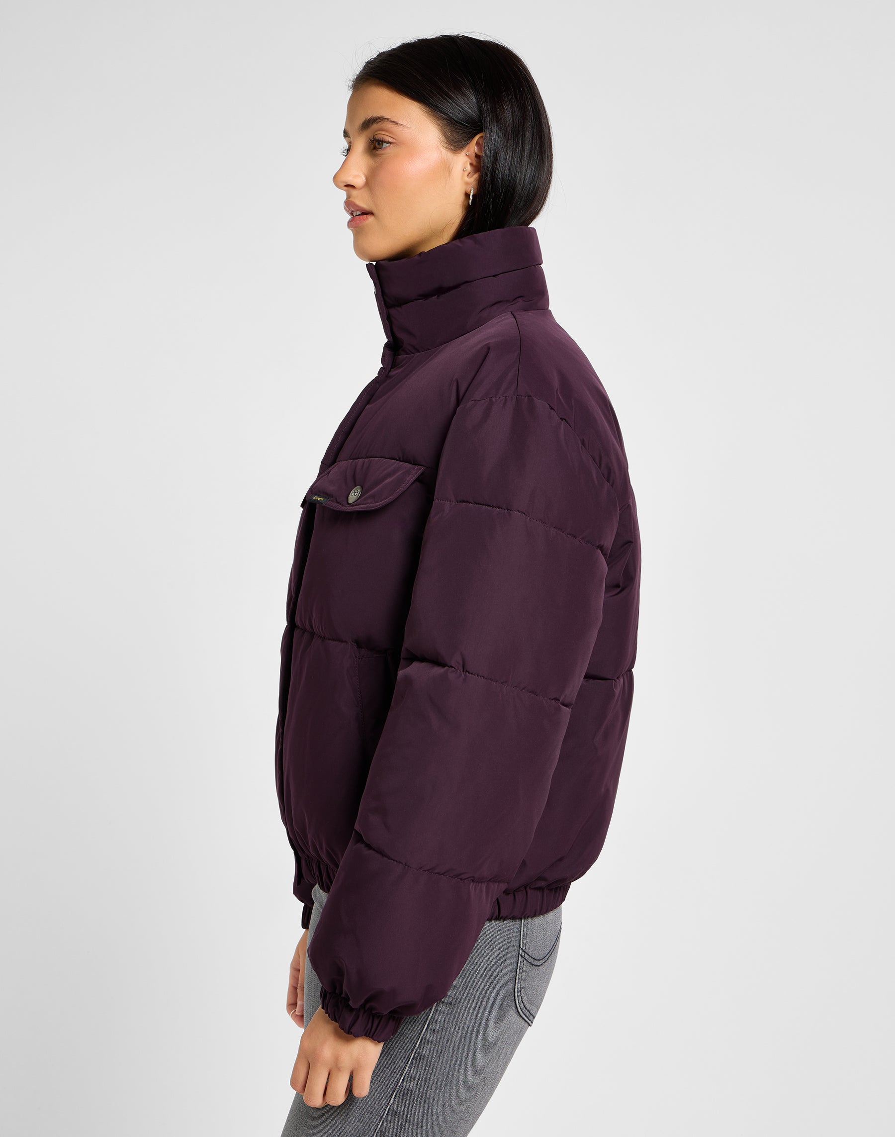 Rider Puffer Jacket in Linwood Jackets Lee   