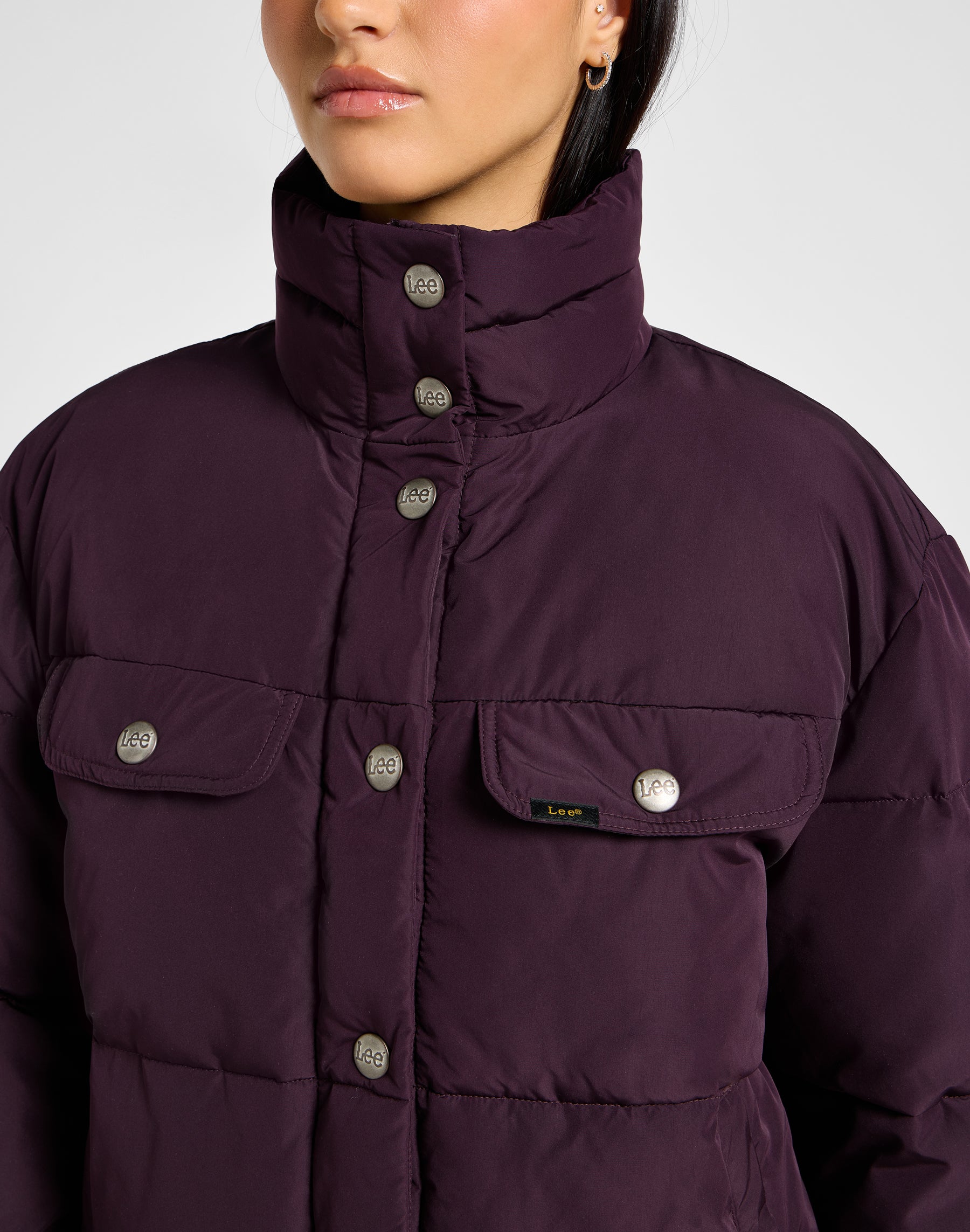 Rider Puffer Jacket in Linwood Jackets Lee   