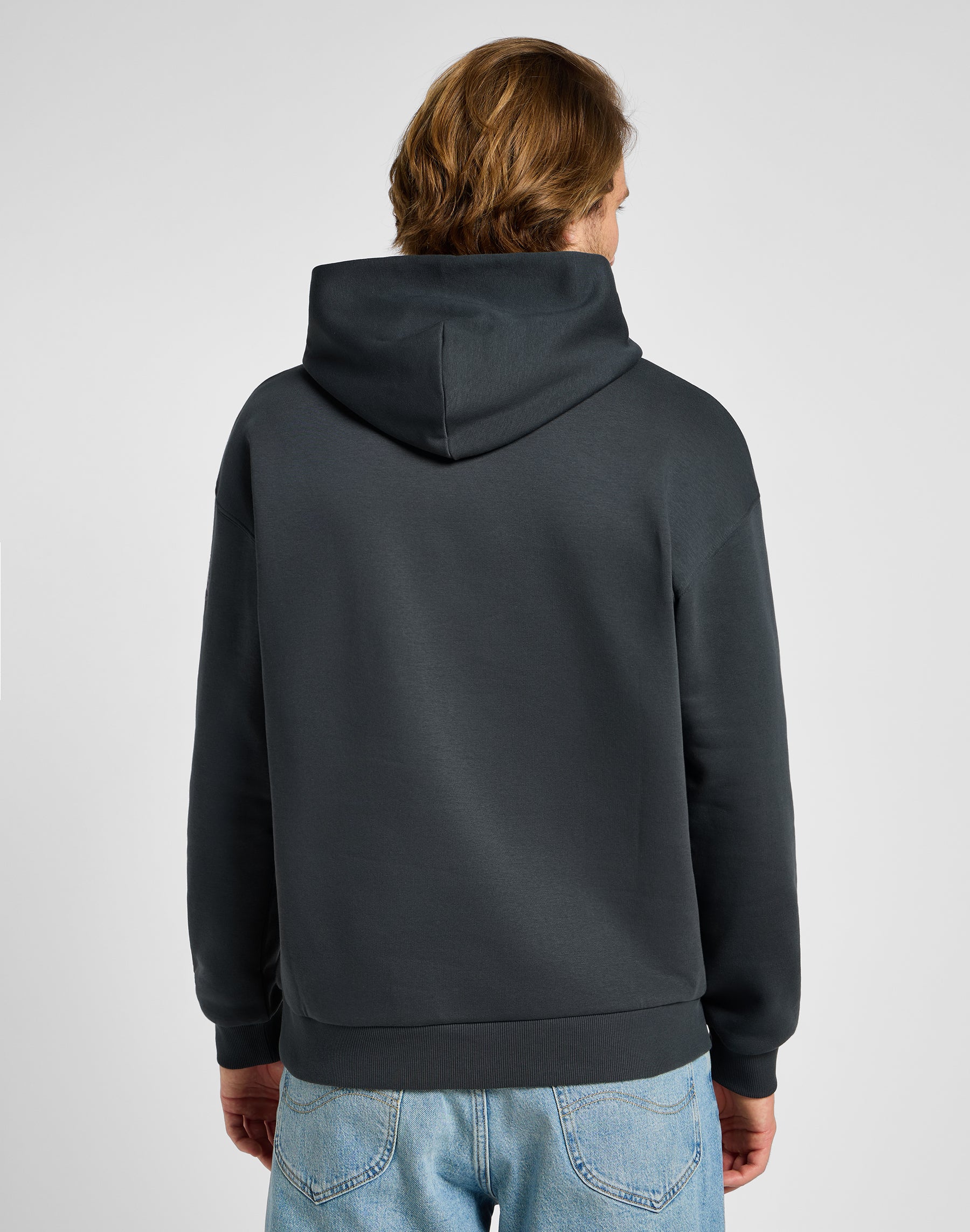 Core Relaxed Hoodie in Washed Black Hoodie Lee   