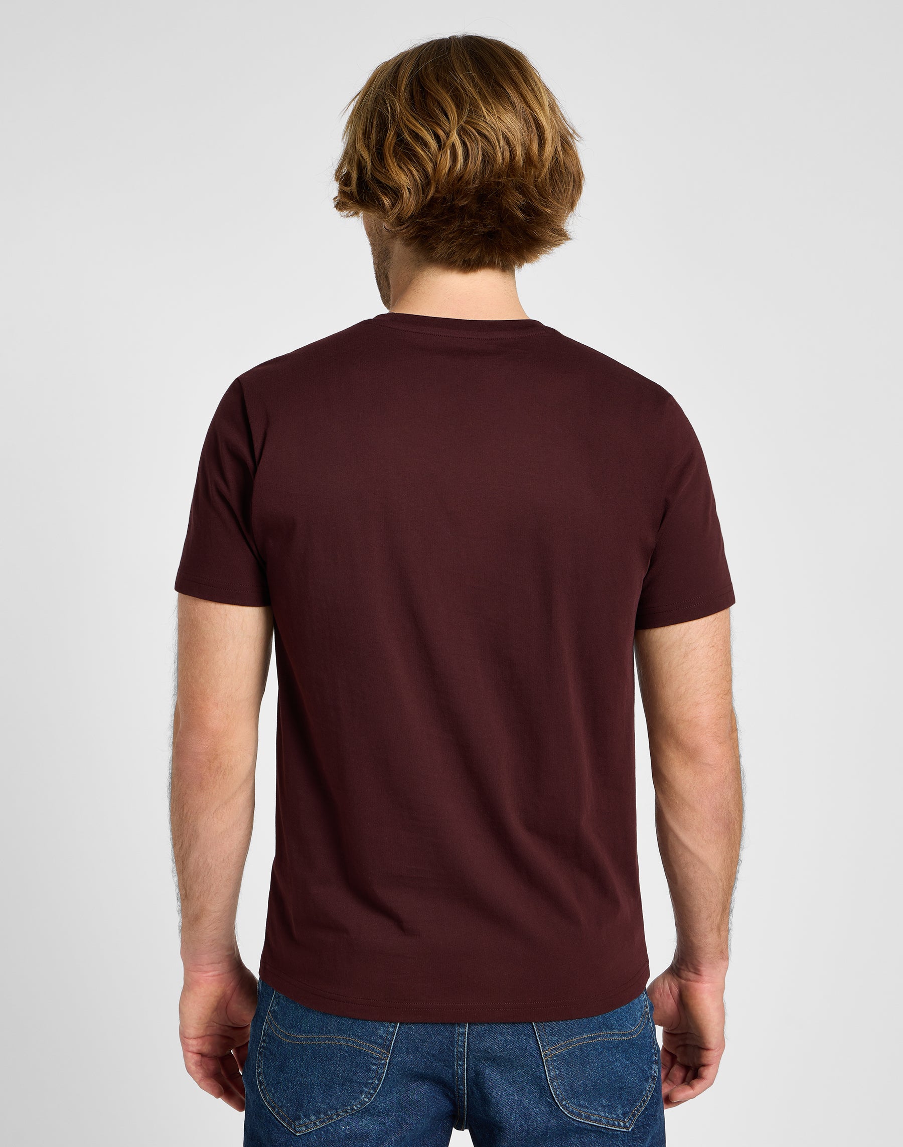 Shortleeves Patch Logo Tee in Velvet Beet T-Shirts Lee   