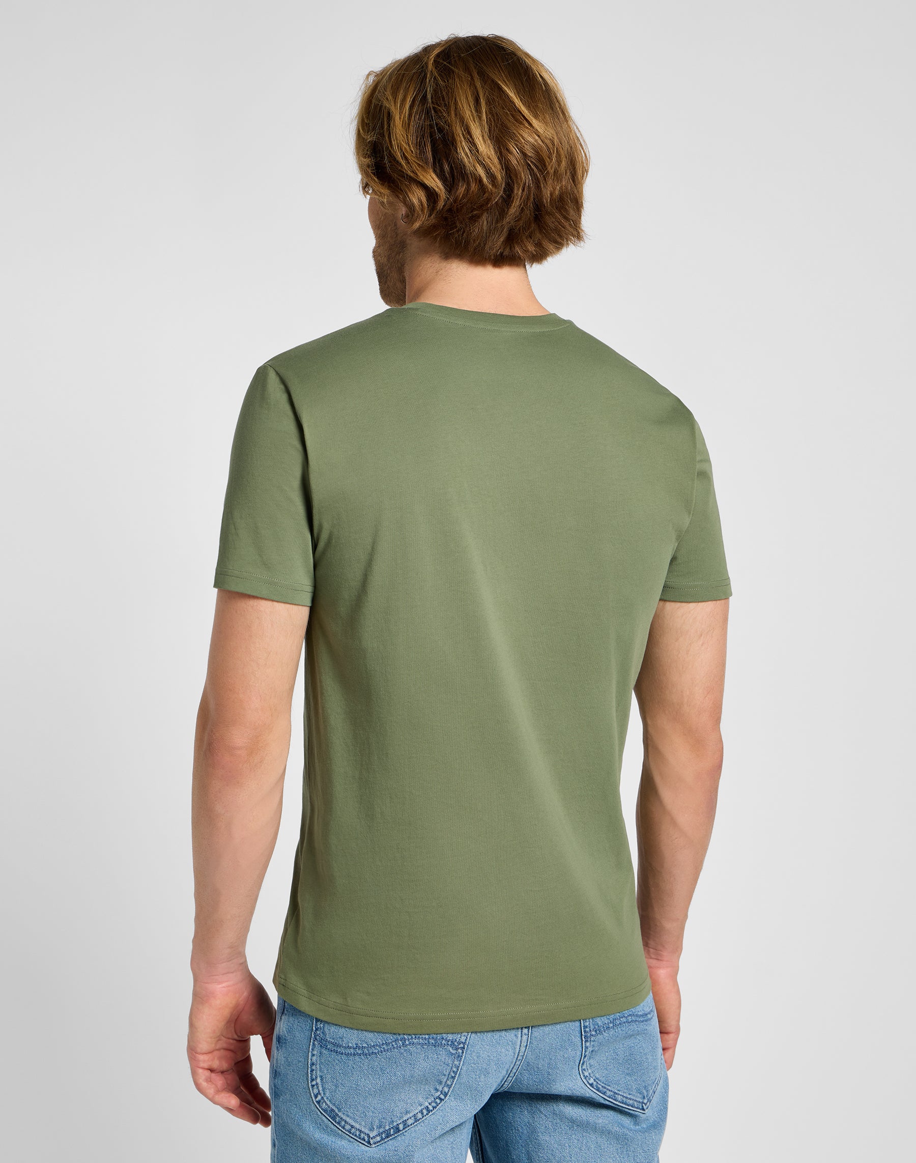 Shortleeves Patch Logo Tee in Mercantile Green T-Shirts Lee   