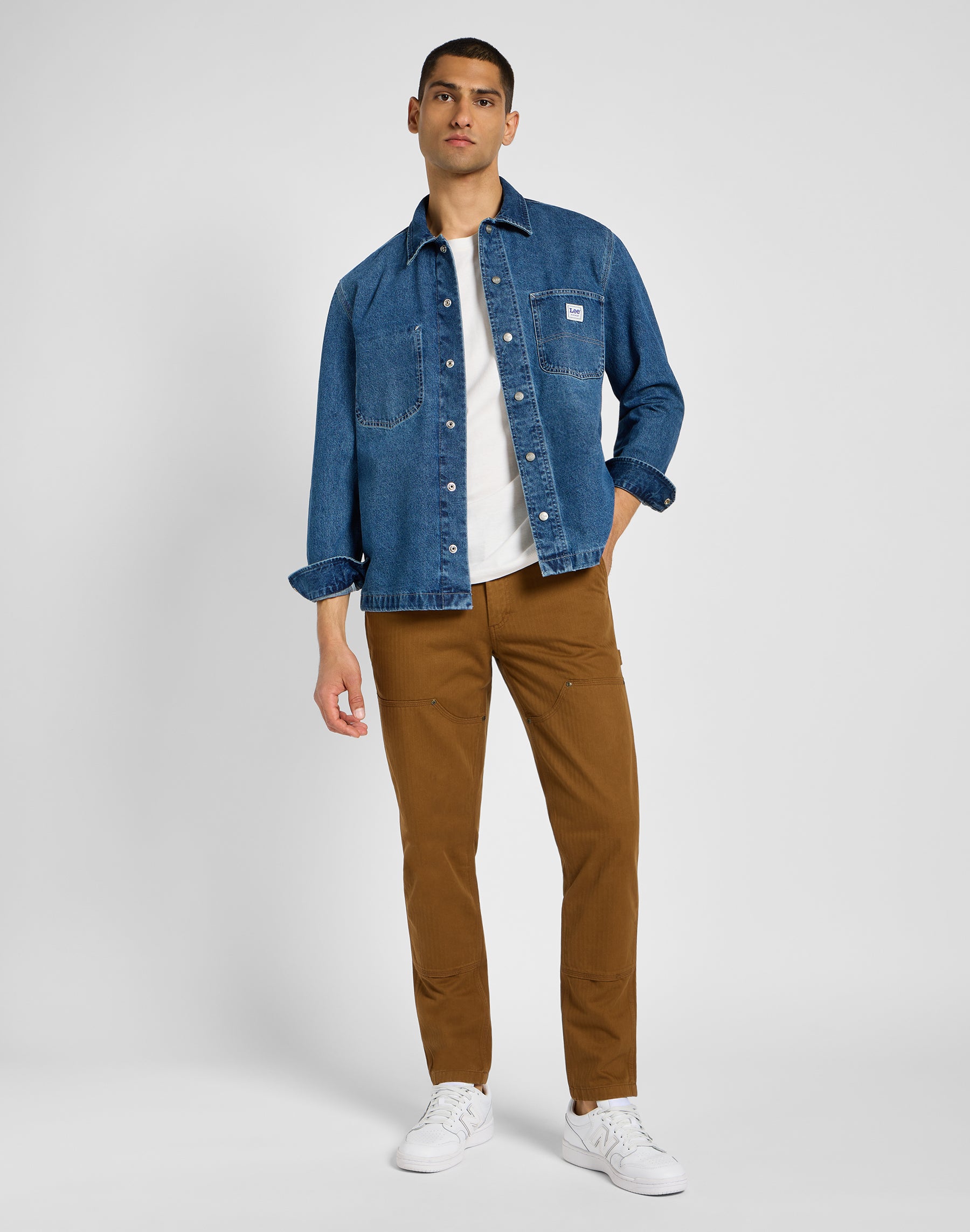 Worker overshirt in Manhattan wash shirts Lee   