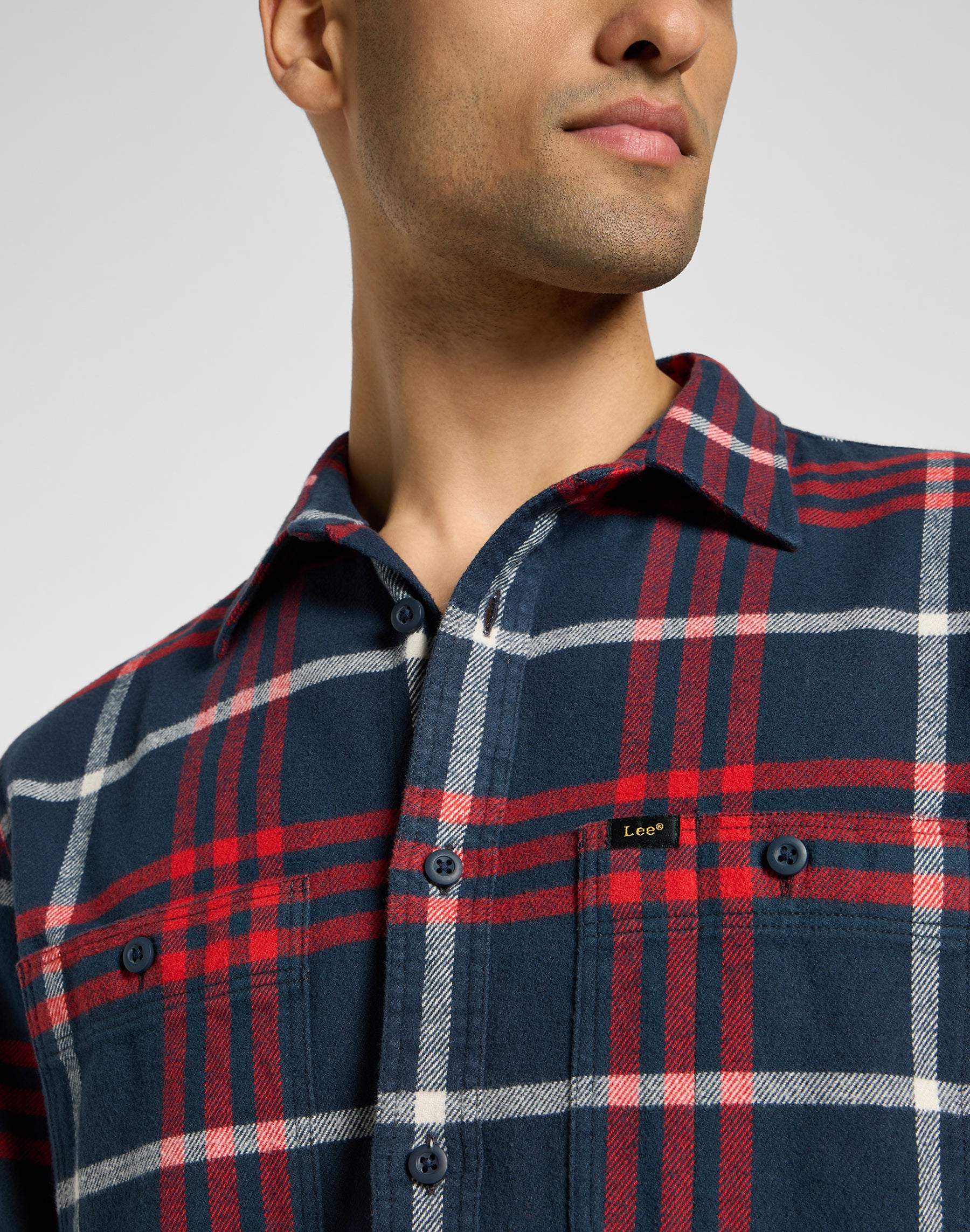 Worker Shirt 2.0 in Rivet Navy Shirts Lee   