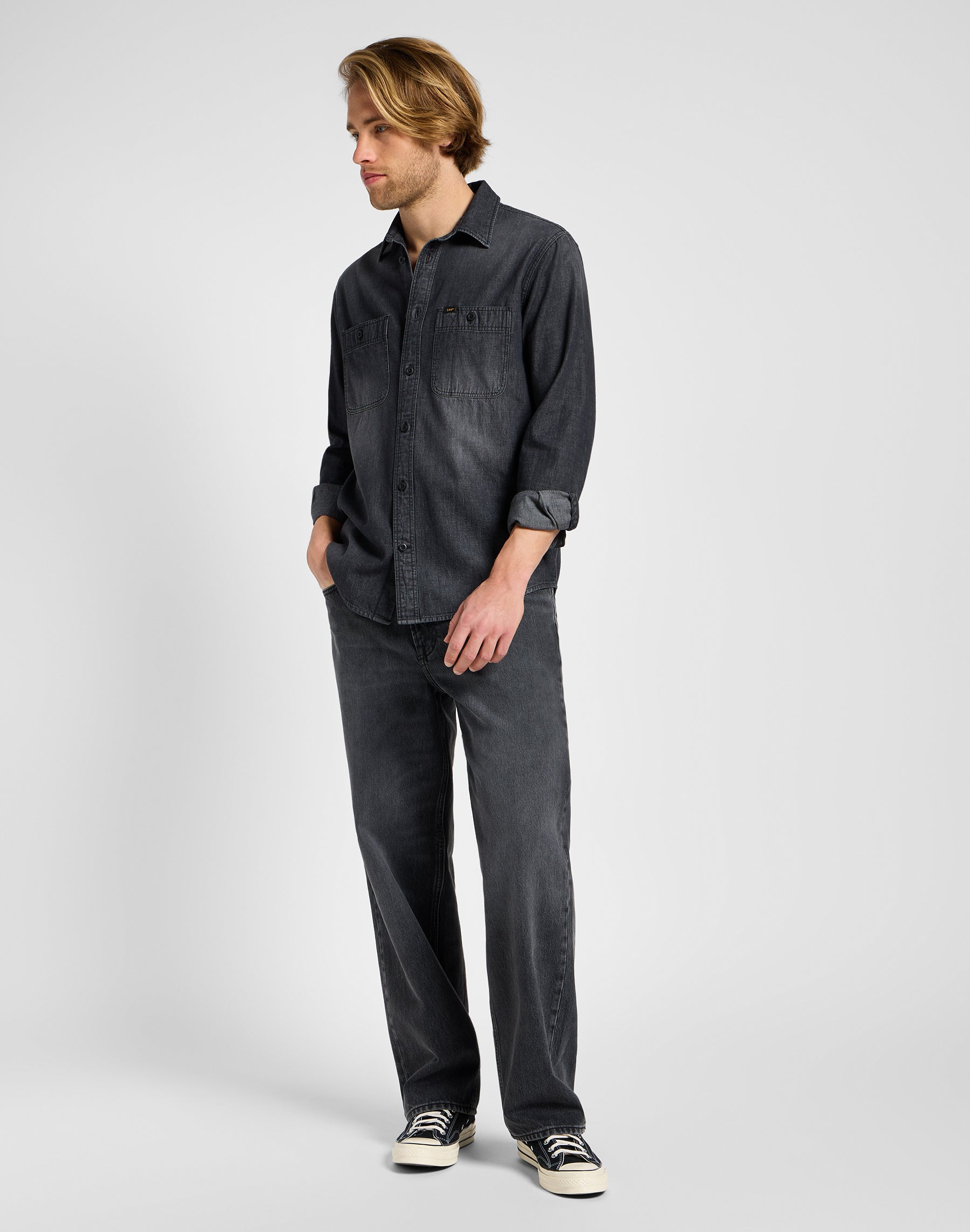 Worker Shirt 2.0 in Granite Wash Shirts Lee   