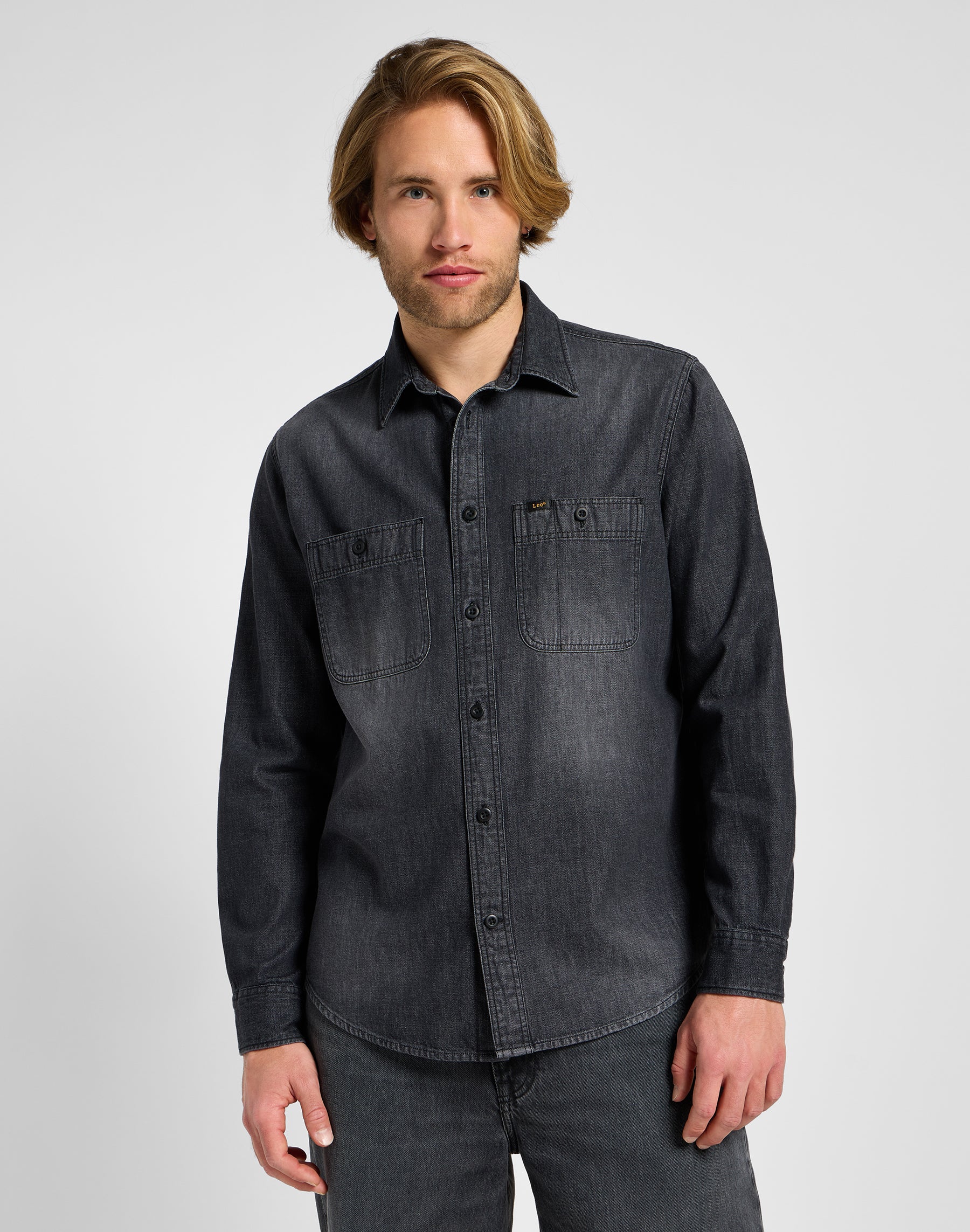 Worker Shirt 2.0 in Granite Wash Shirts Lee   