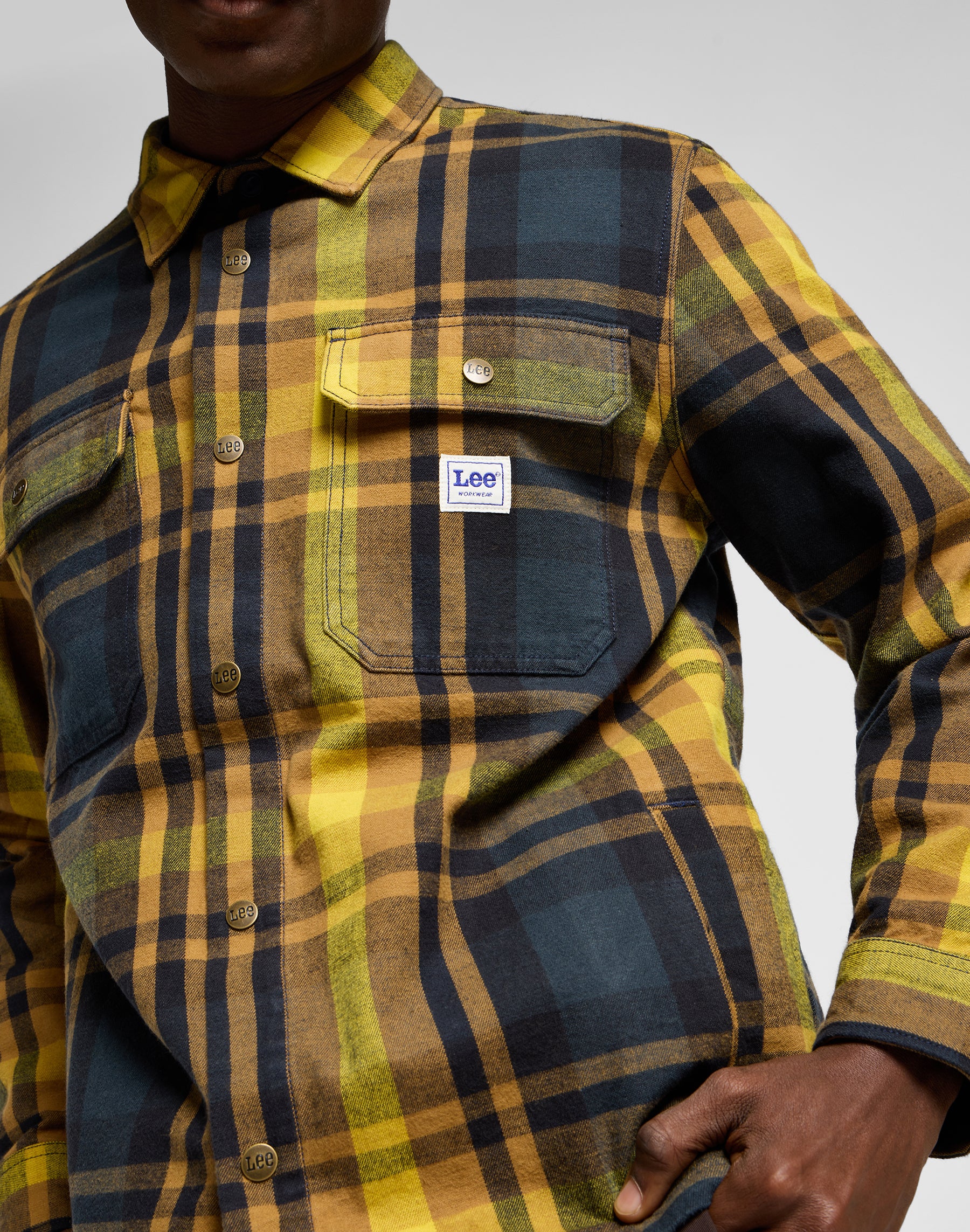 Workwear overshirt in Pollen shirts Lee   