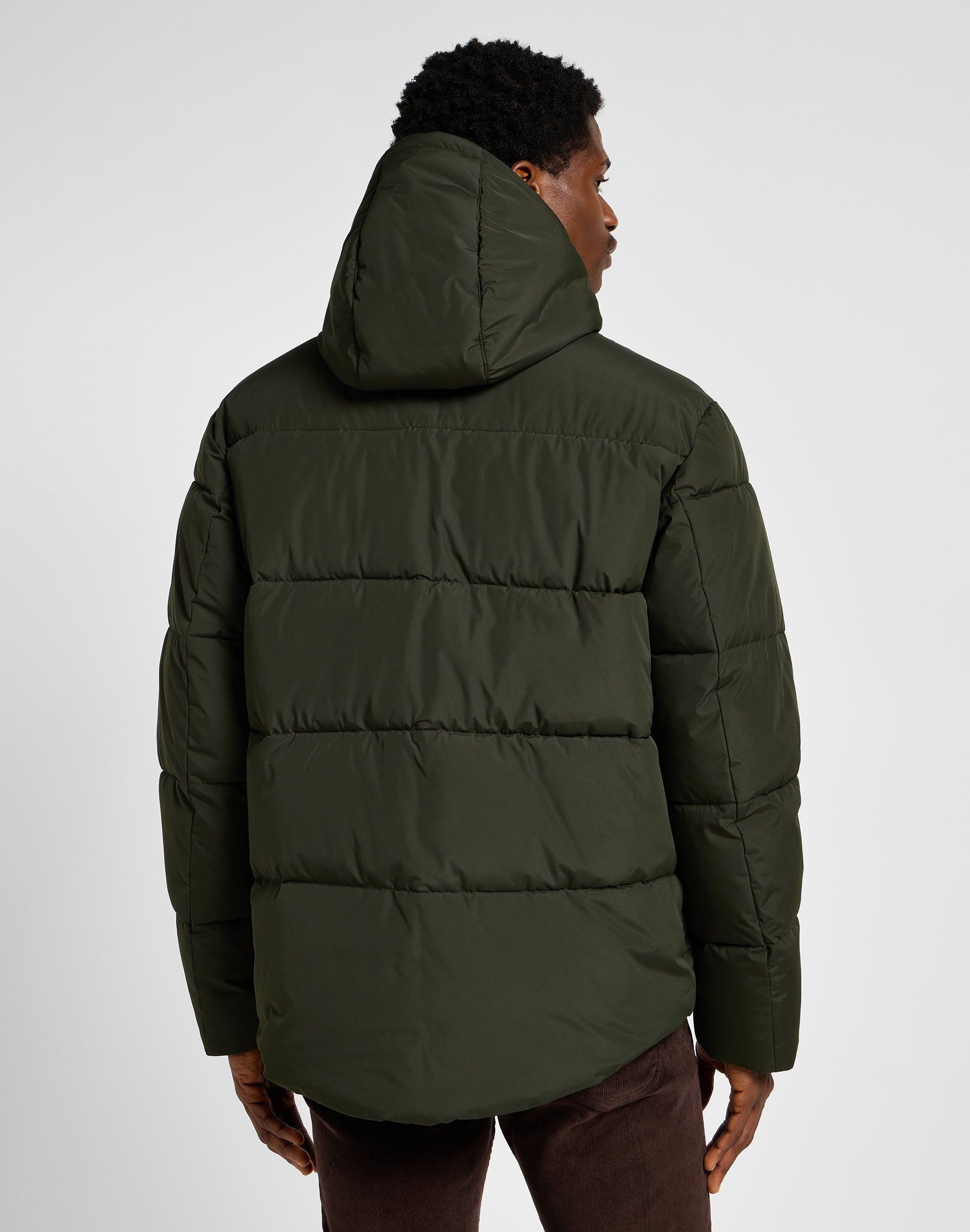 Puffer Jacket in Olive Night Jackets Lee   