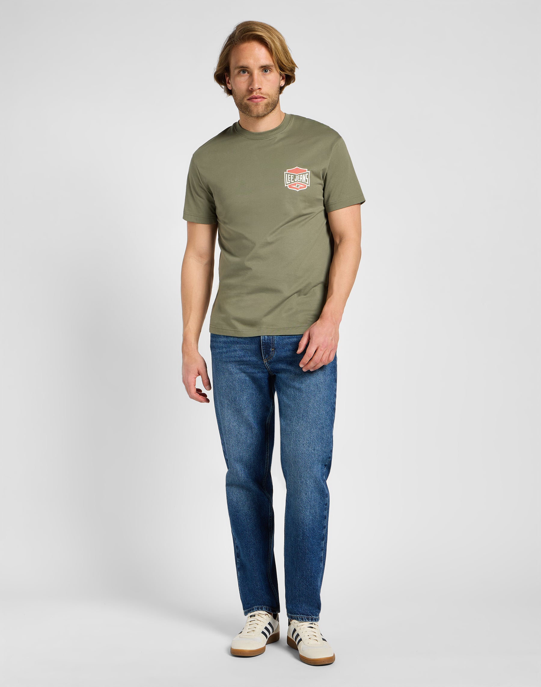 Shortleeves Relaxed Tee in Mercantile Green T-Shirts Lee   