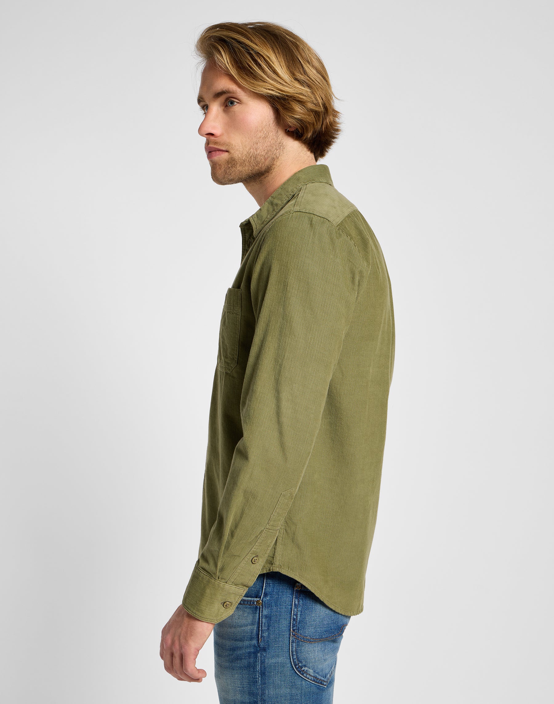 Leesure Shirt in Mercantile Green Shirts Lee   