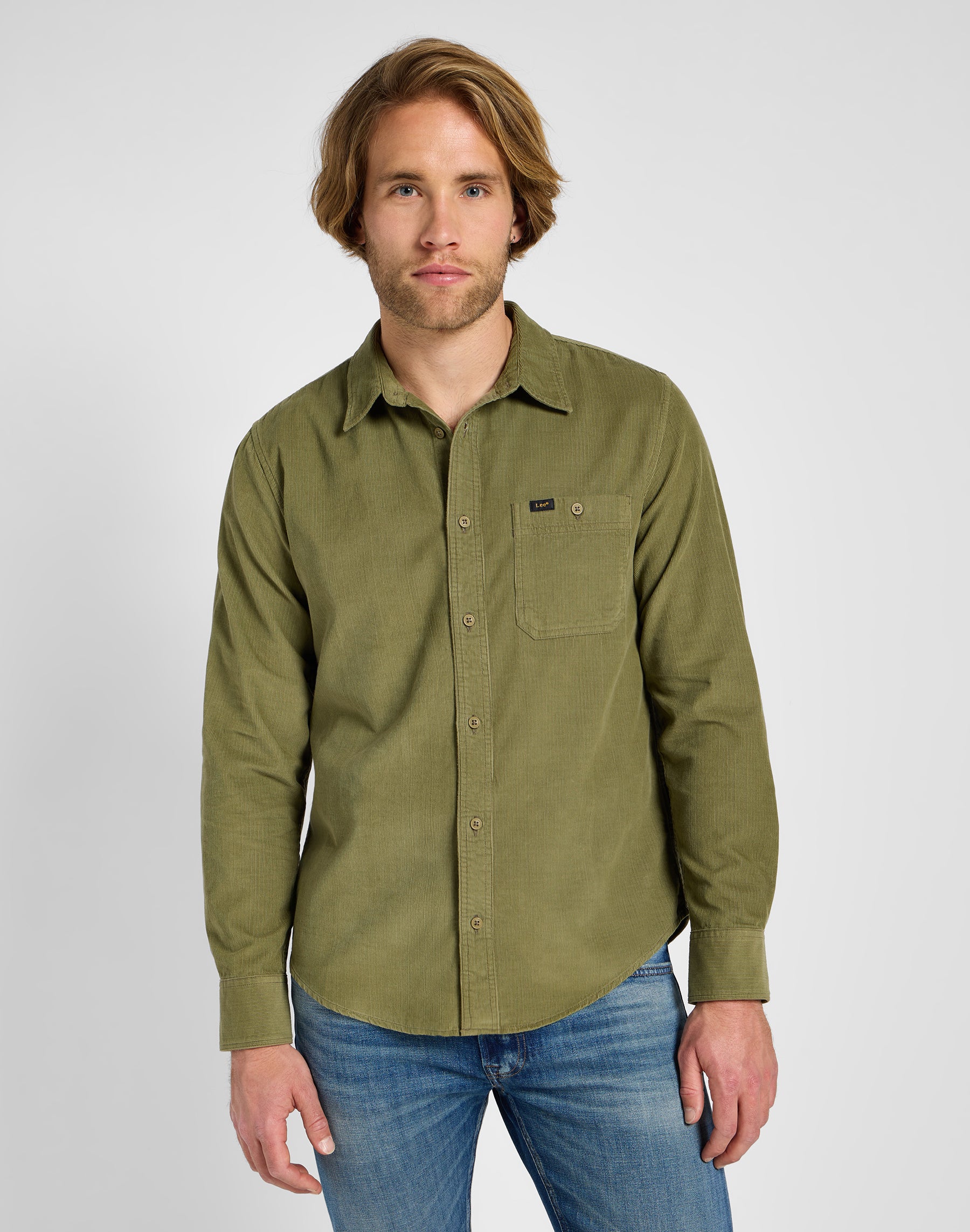 Leesure Shirt in Mercantile Green Shirts Lee   