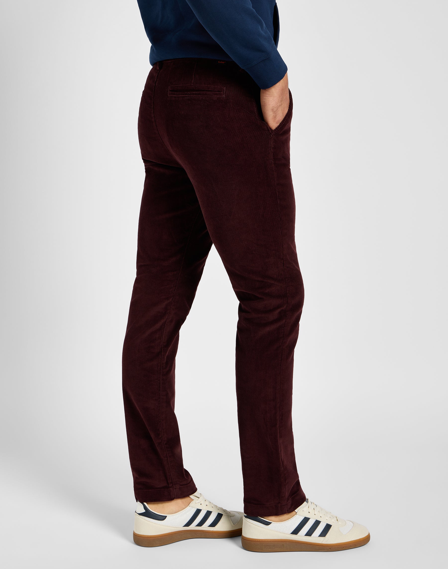 Slim chino in Velvet Beet pants Lee   