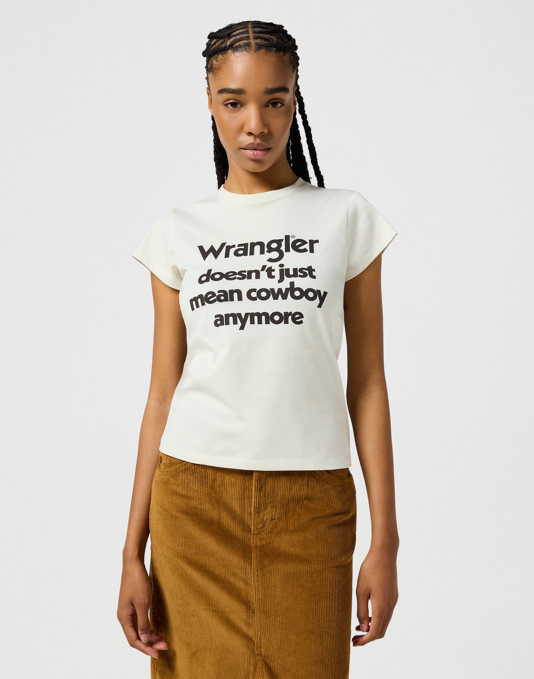 Shrunken Band Tee in Vintage White T-Shirts Wrangler   