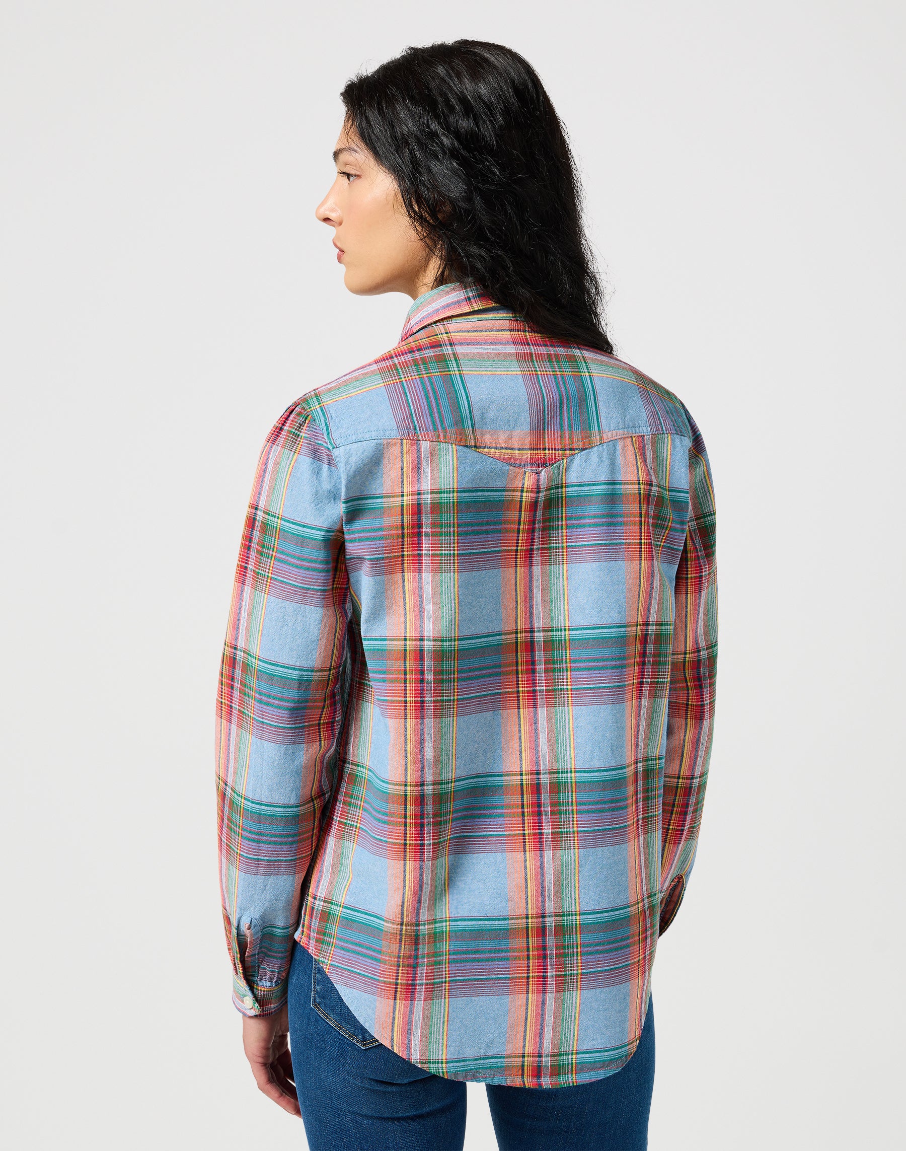 Femme Western Shirt in Indigo Shirts Wrangler   