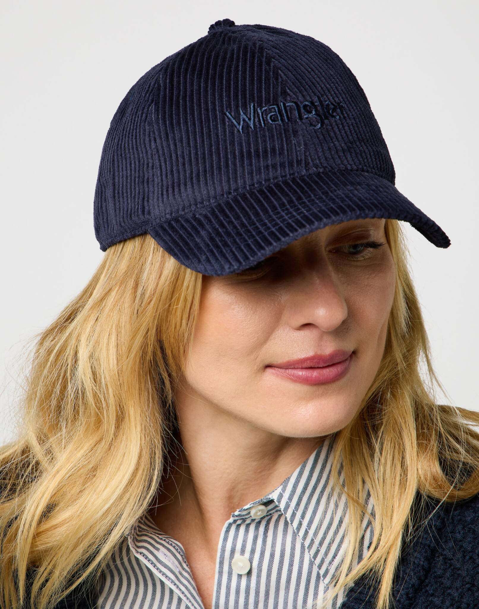 Corduroy Cap in Navy Caps Wrangler
