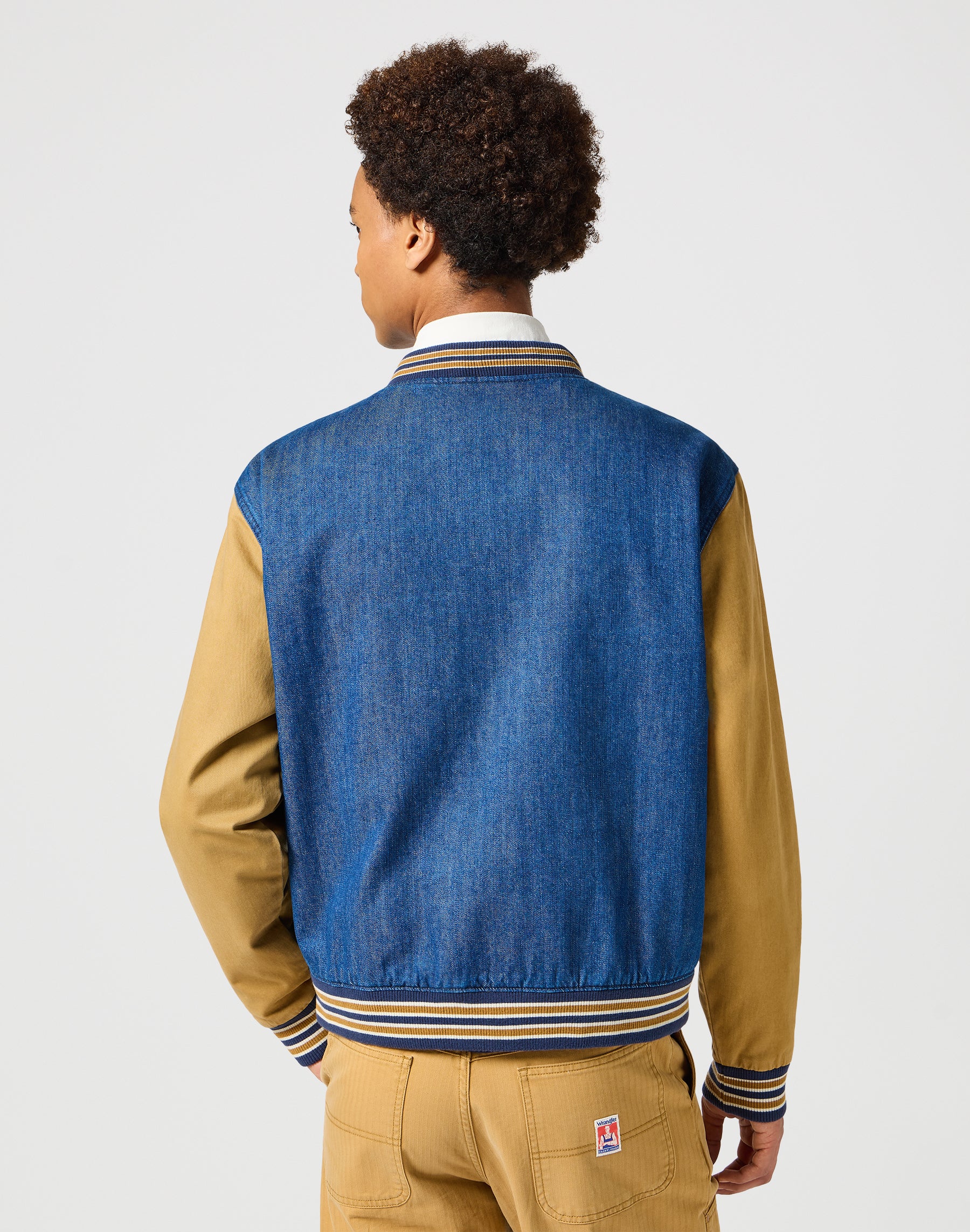 Varsity Jacket in Dijon Jackets Wrangler   