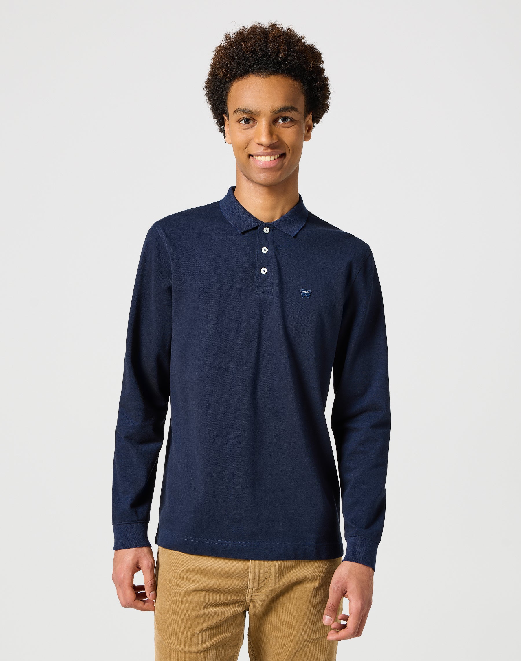 Longsleeves Refined Polo in Navy Polos Wrangler   