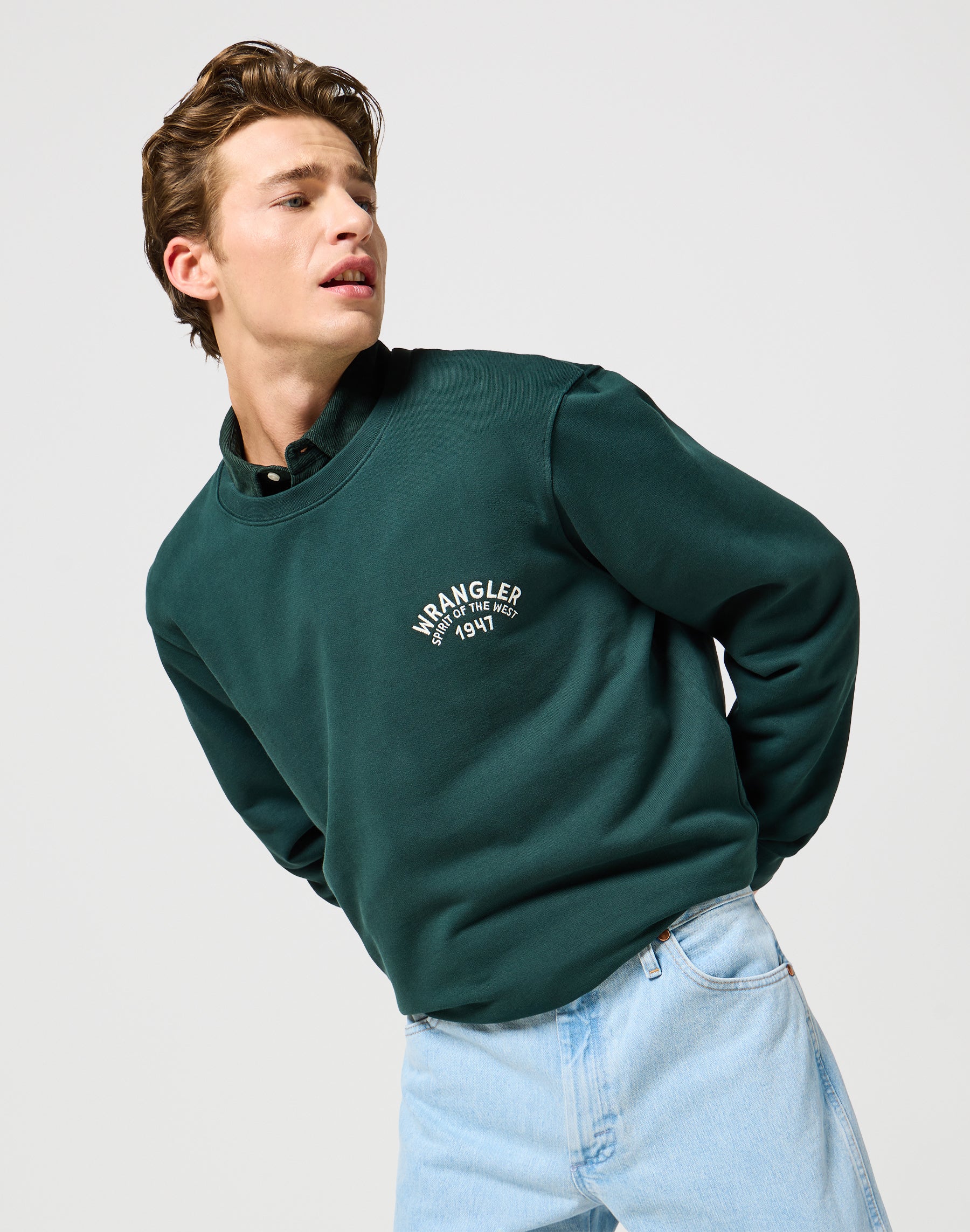 Crewneck sweatshirt in Scarab Sweatshirts Wrangler   