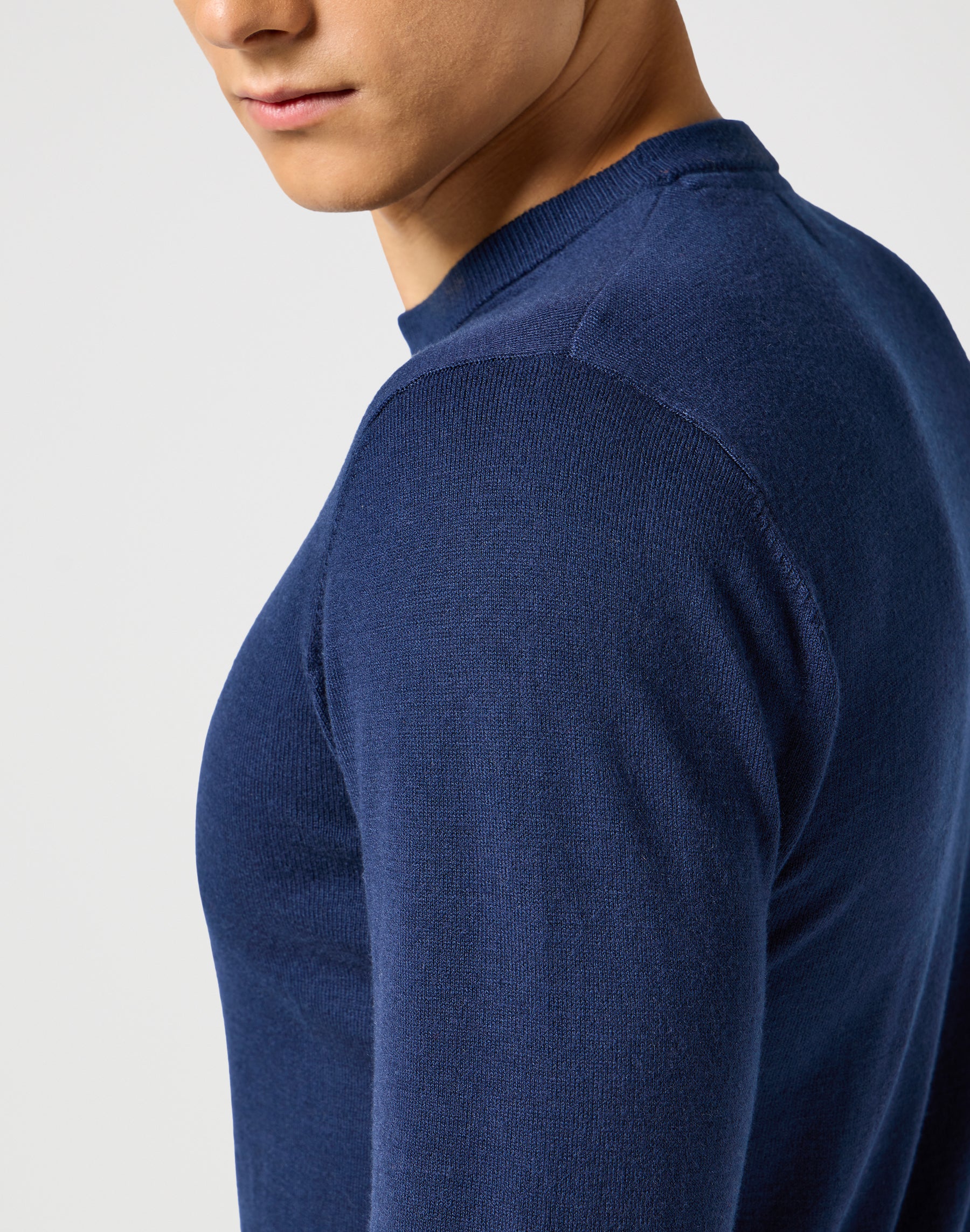 Knit Sweater in Navy Sweater Wrangler   