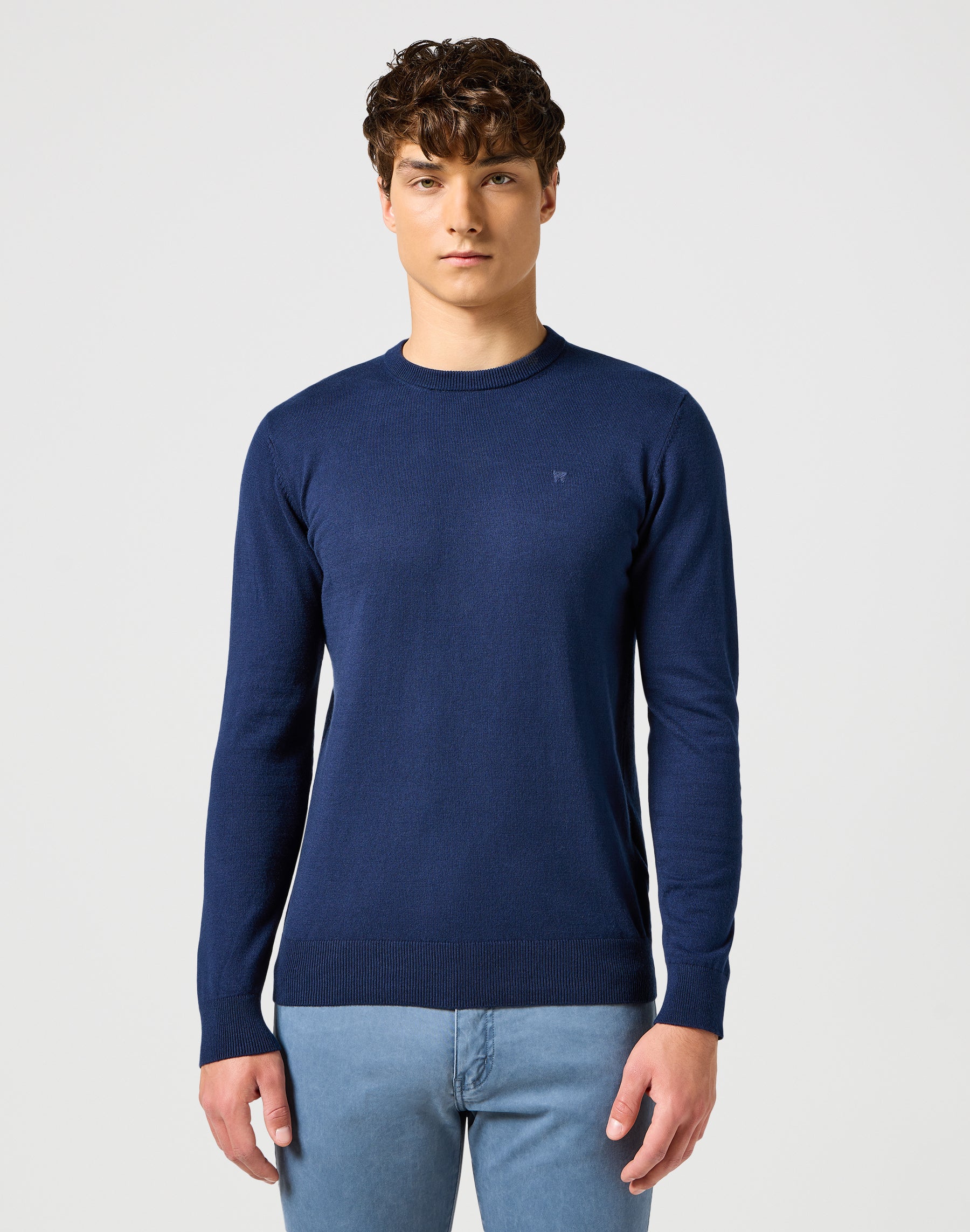 Knit Sweater in Navy Sweater Wrangler   