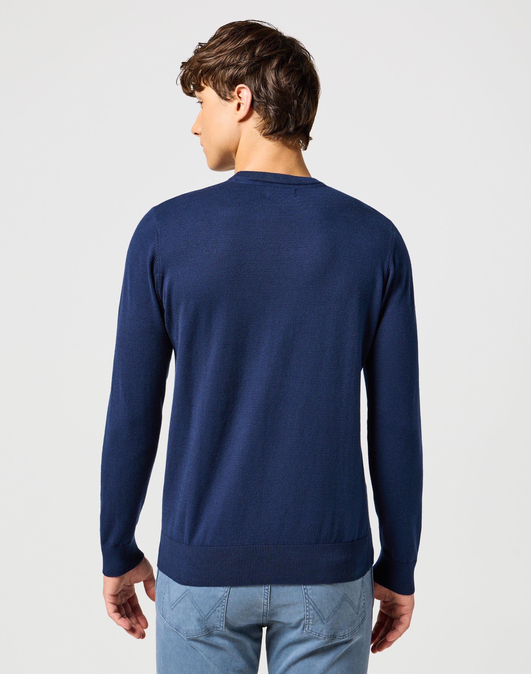 Knit Sweater in Navy Sweater Wrangler   