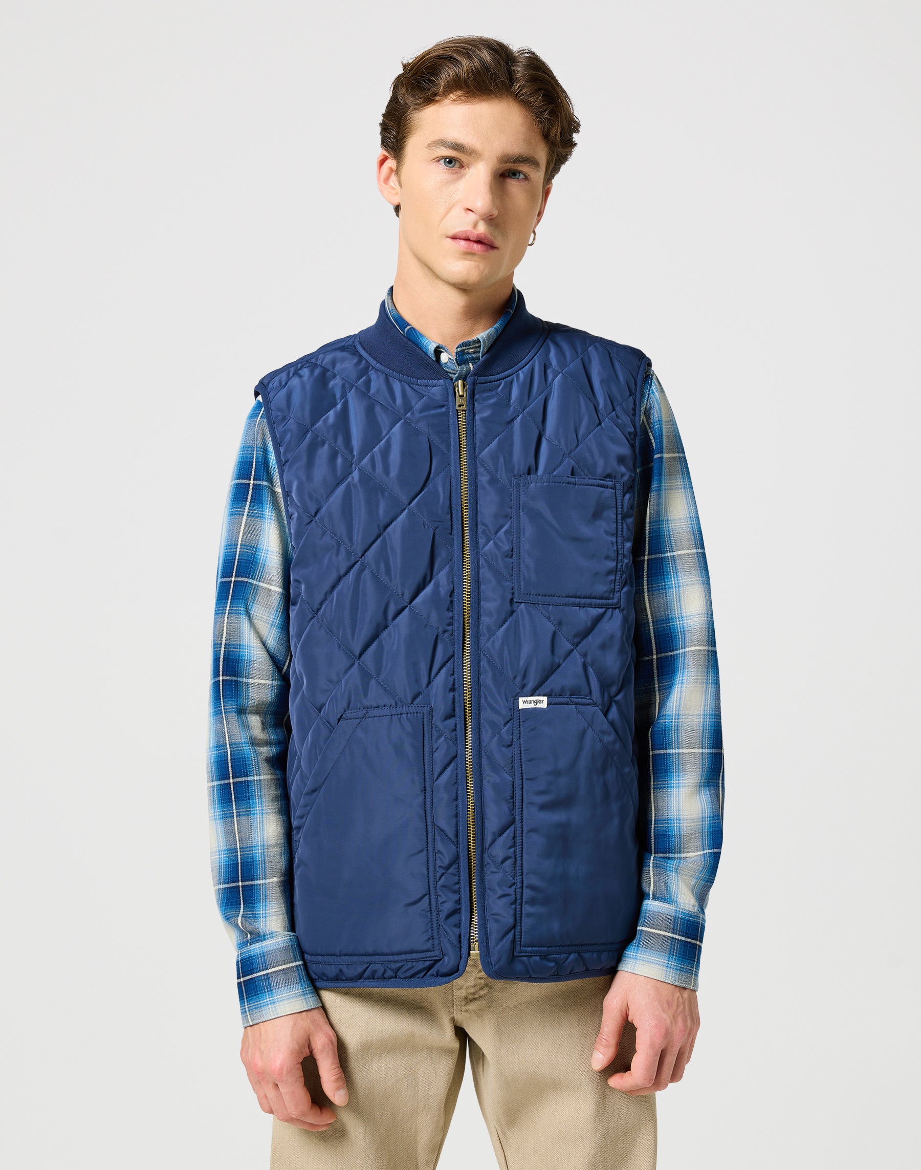 Elevated Vest in Navy Jackets Wrangler   