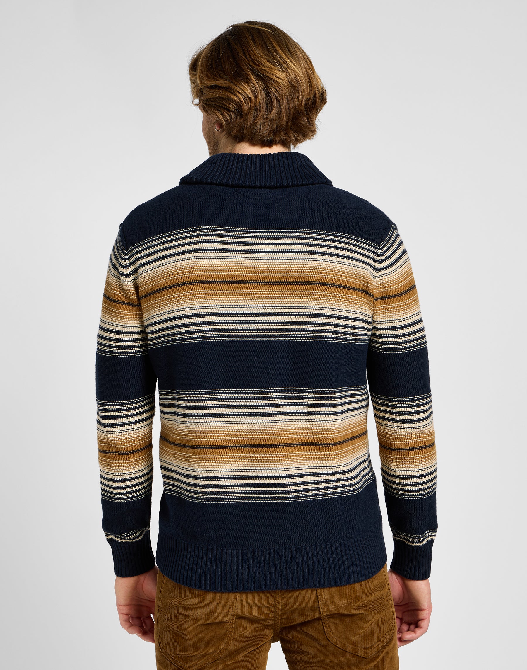 Frontier Cardigan in Navy Cardigans Lee   