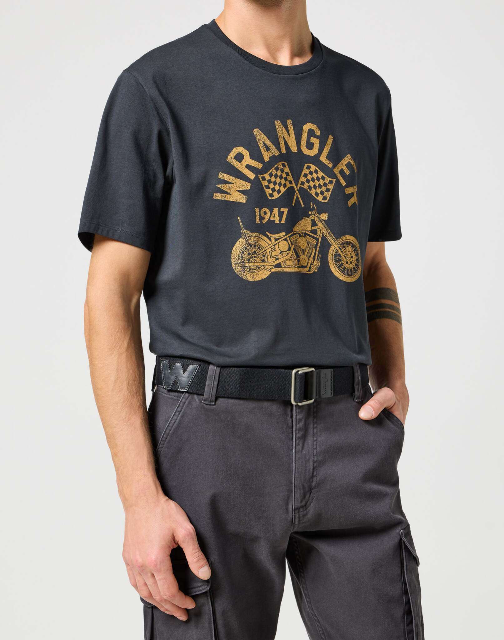 Webbing Belt in Black Belt Wrangler   