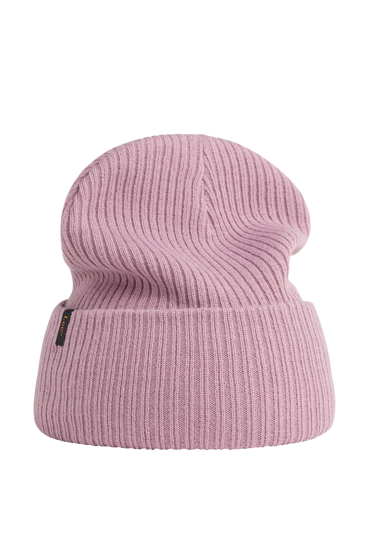 Ribbed Beanie in Pretty Plum caps Lee   