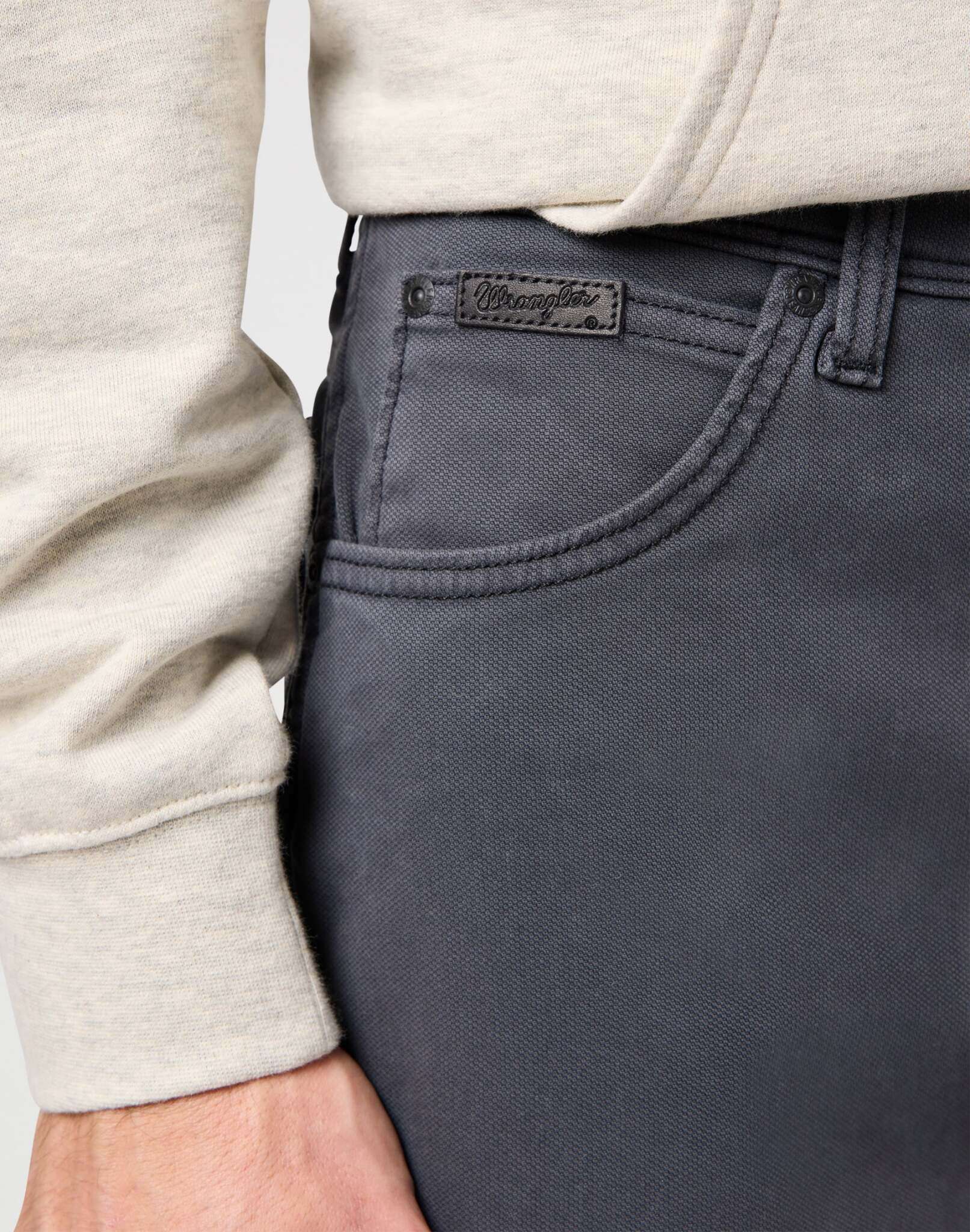 Texas in Faded Black Pants Wrangler