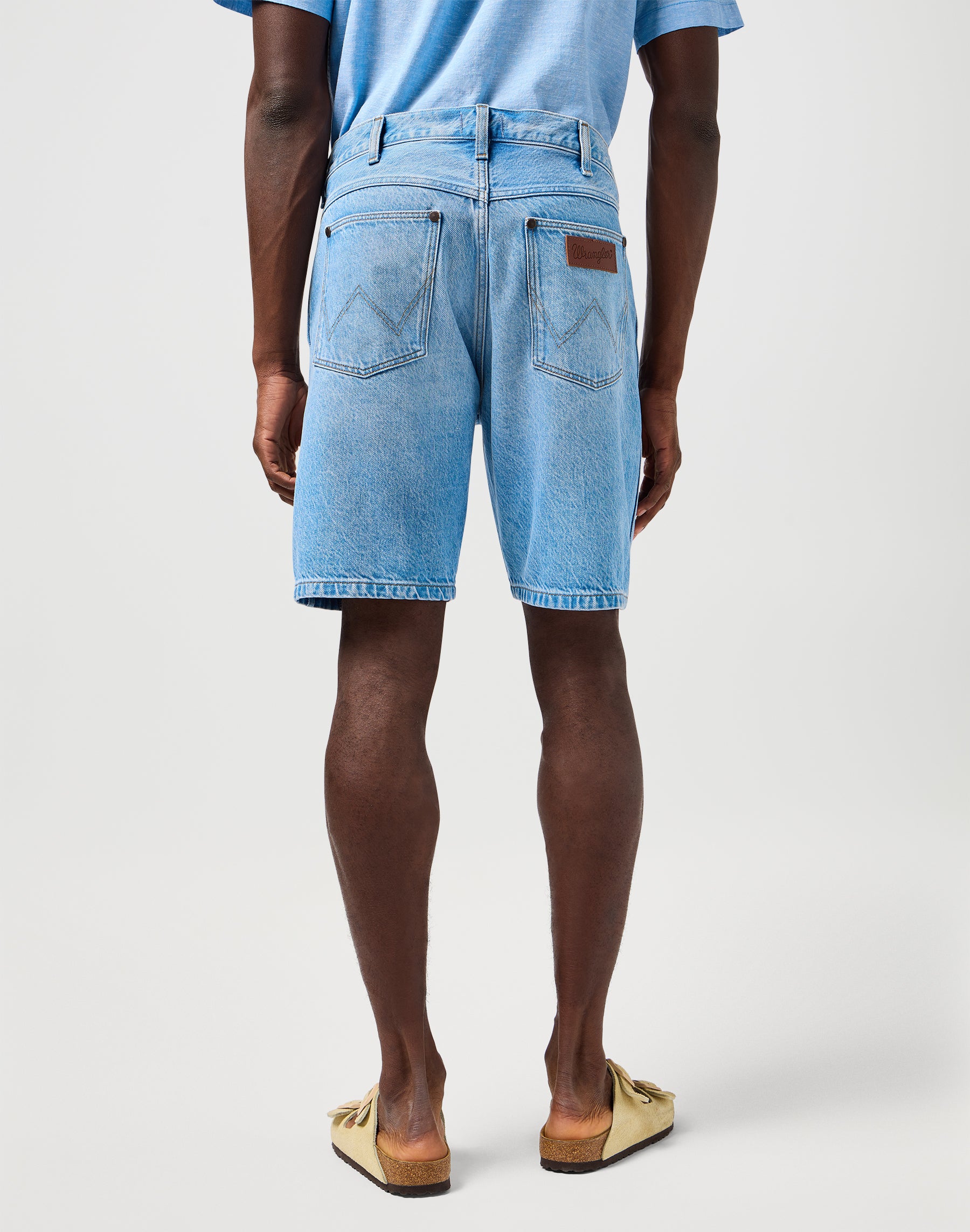 Frontier Short in Frost denim shorts Wrangler