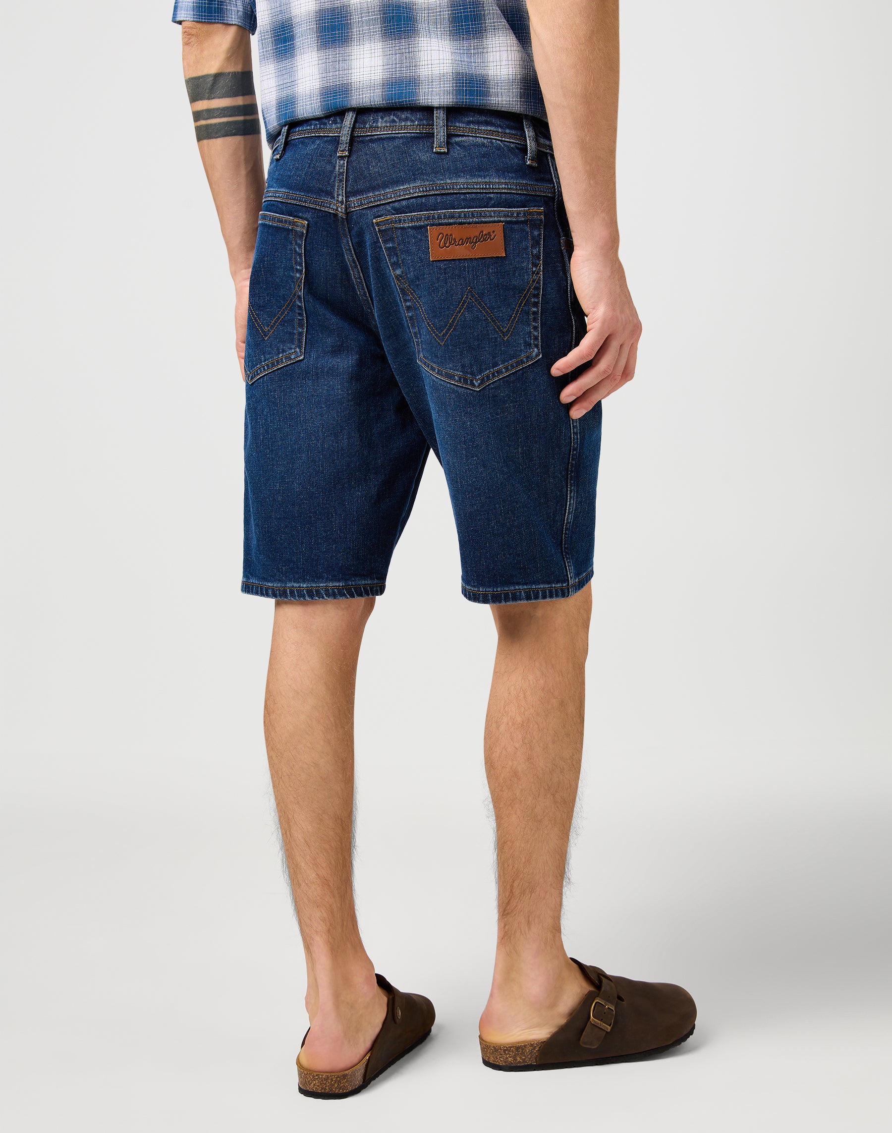 Texas Shorts in Meadow Haze denim shorts Wrangler