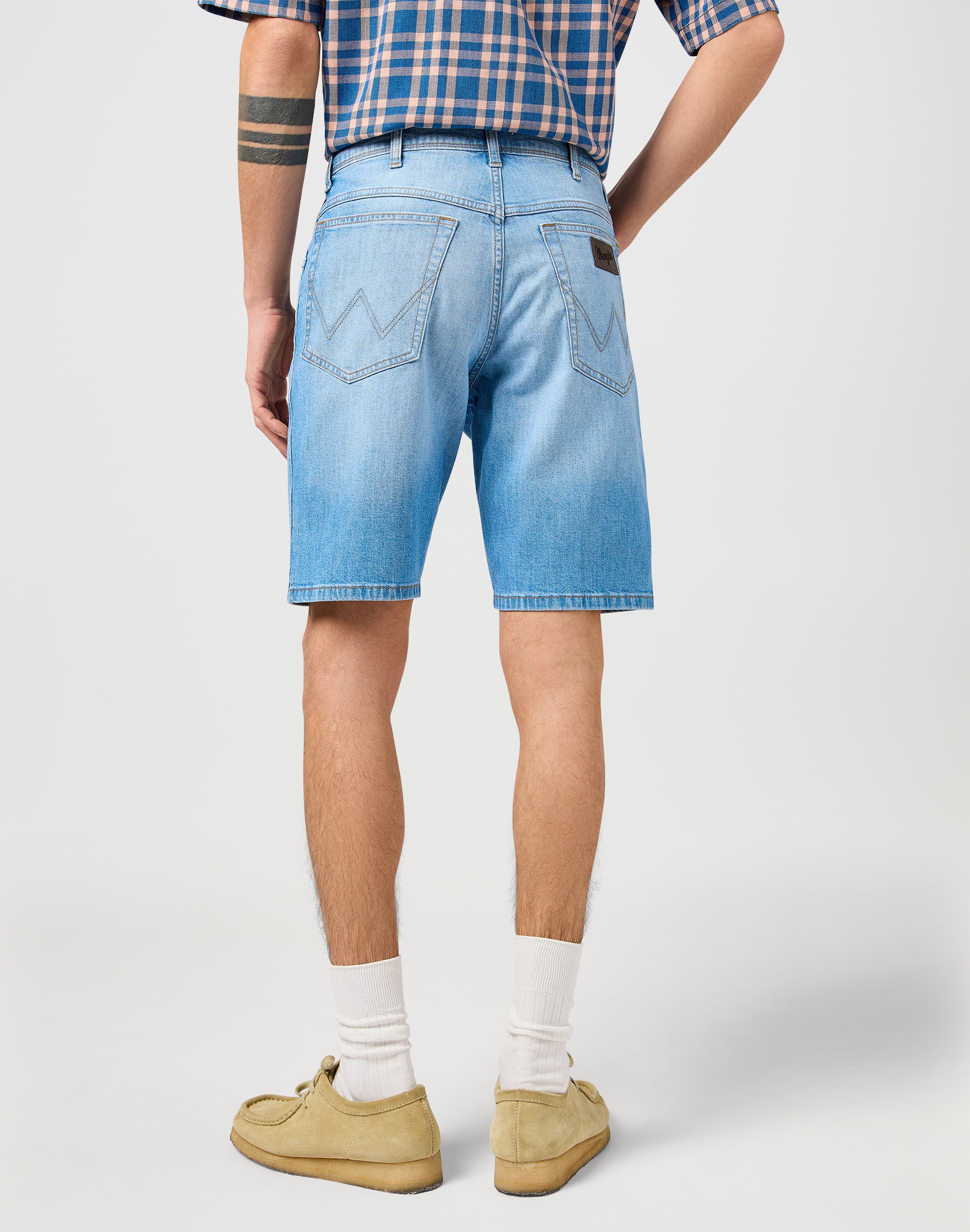 Texas Shorts in Slate Shade denim shorts Wrangler