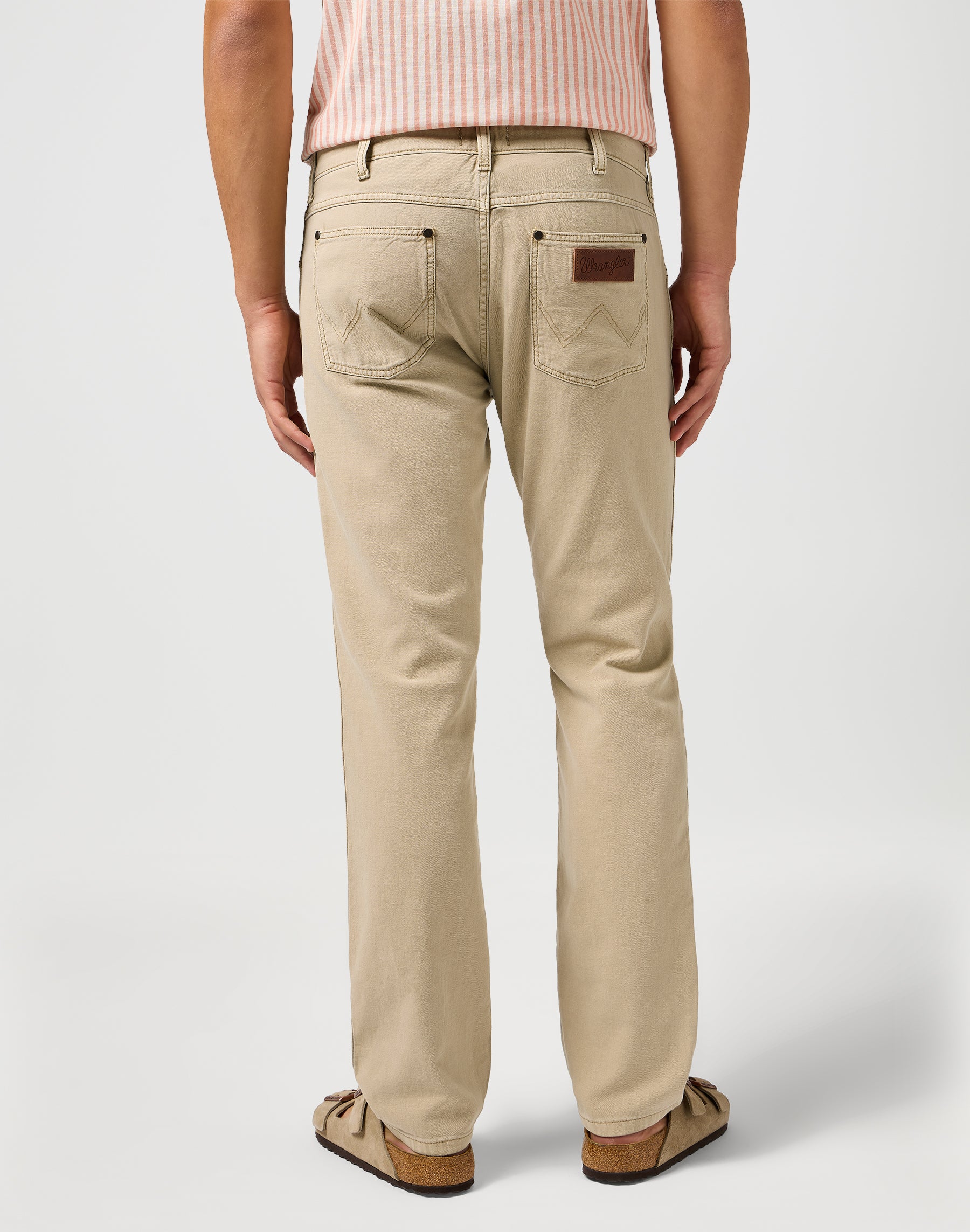 Greensboro in Timberwolf pants Wrangler