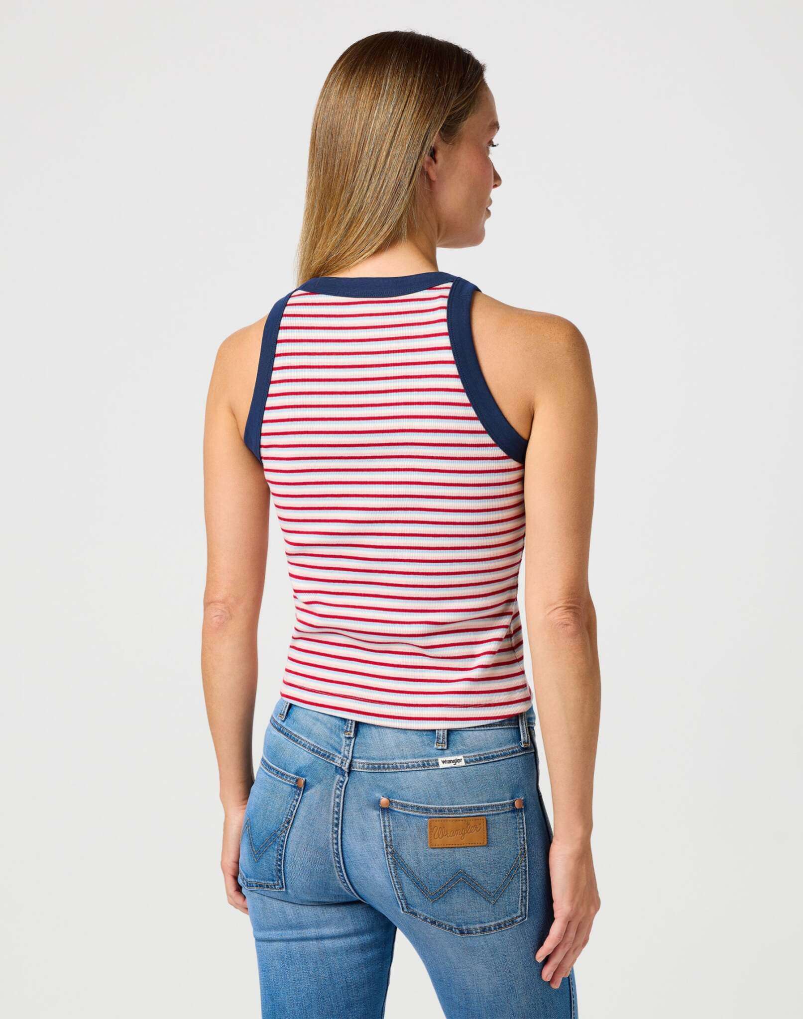 Ringer Tank in Chili T-Shirts Wrangler