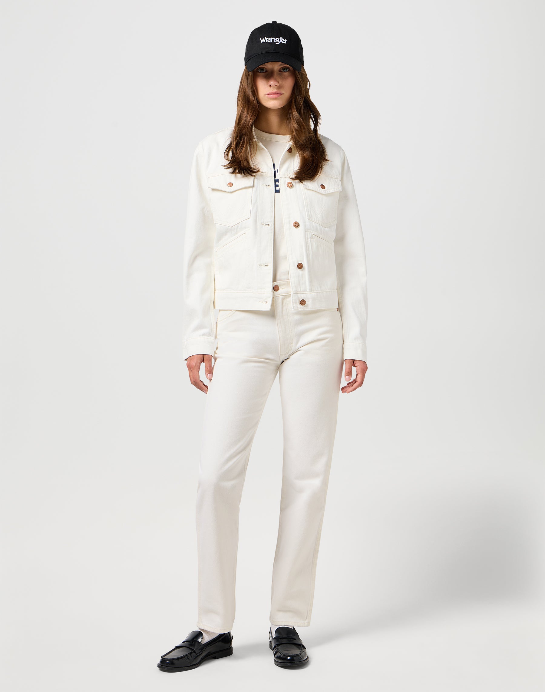 Heritage Jacket in Worn White Jackets Wrangler