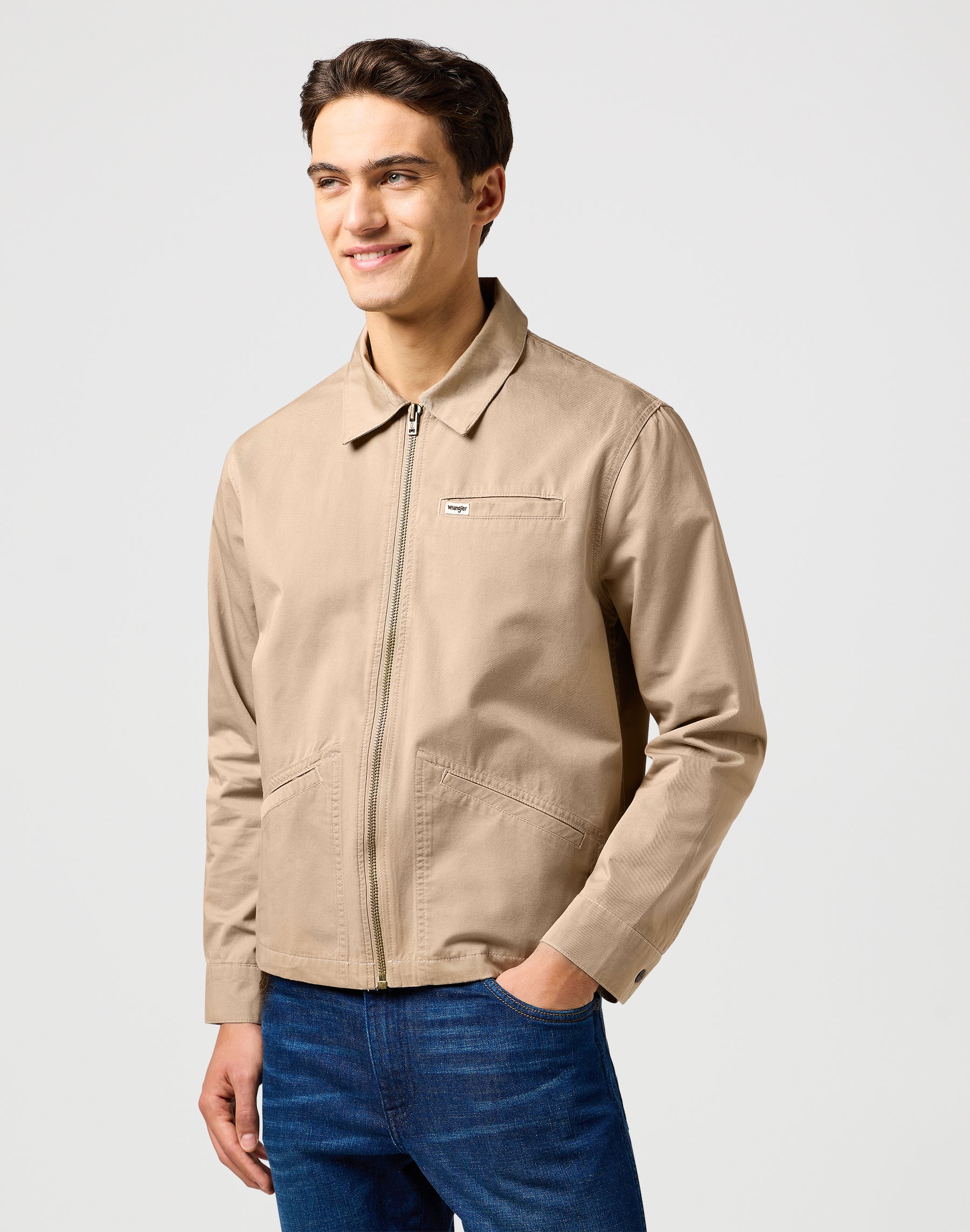 Rodeo Utility Jacket in Timberwolf Jackets Wrangler