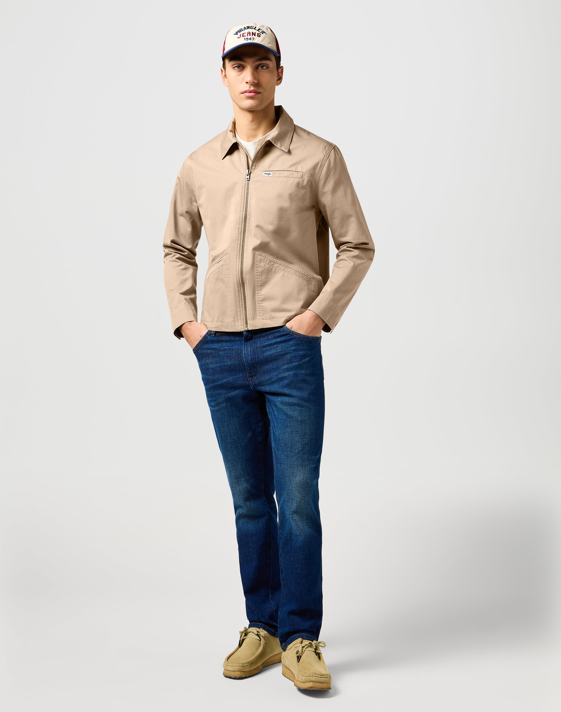 Rodeo Utility Jacket in Timberwolf Jackets Wrangler