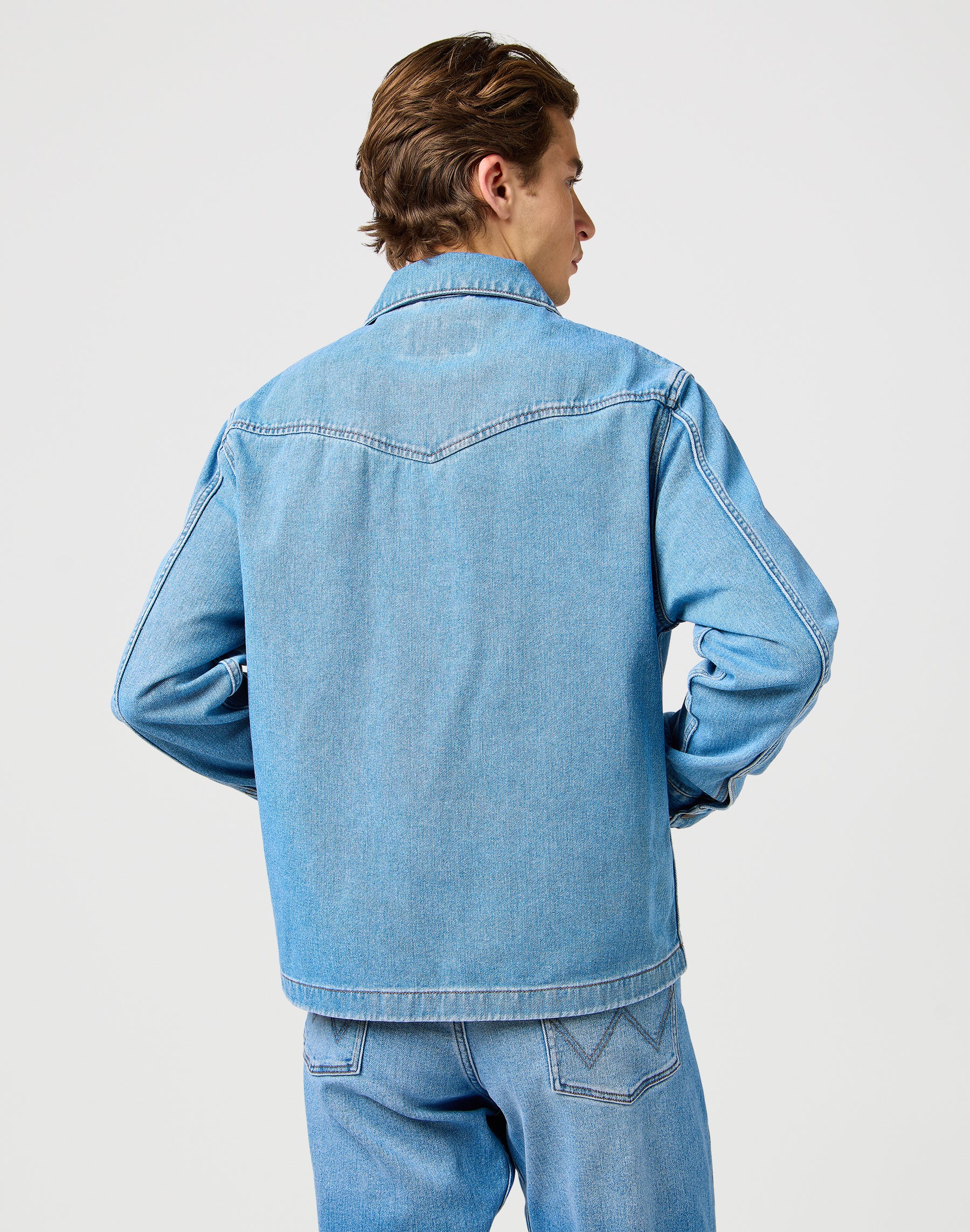 Rodeo Utility Jacket in Bohemian Blue Jackets Wrangler