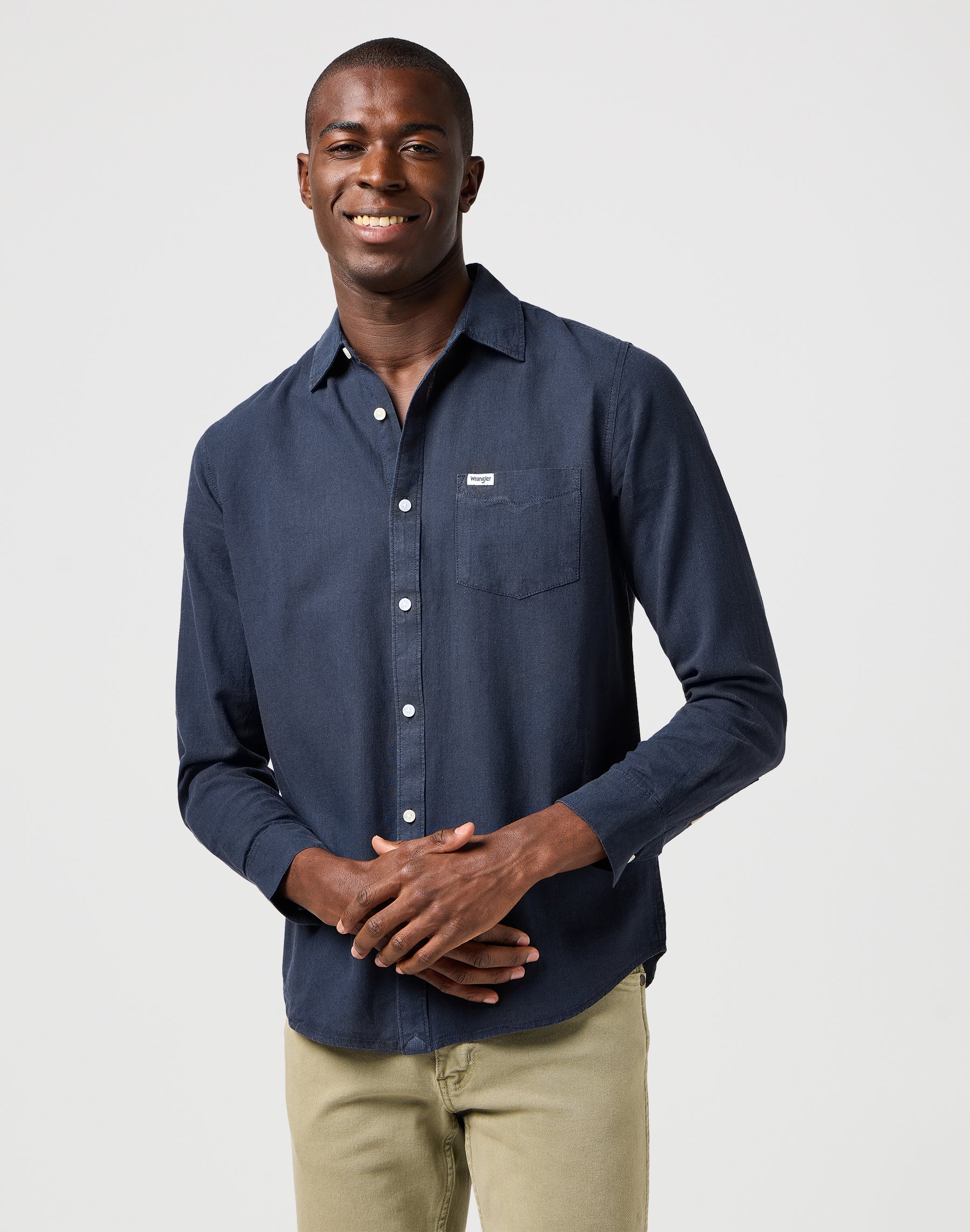 1 Pkt Shirt in Dark Navy Shirts Wrangler