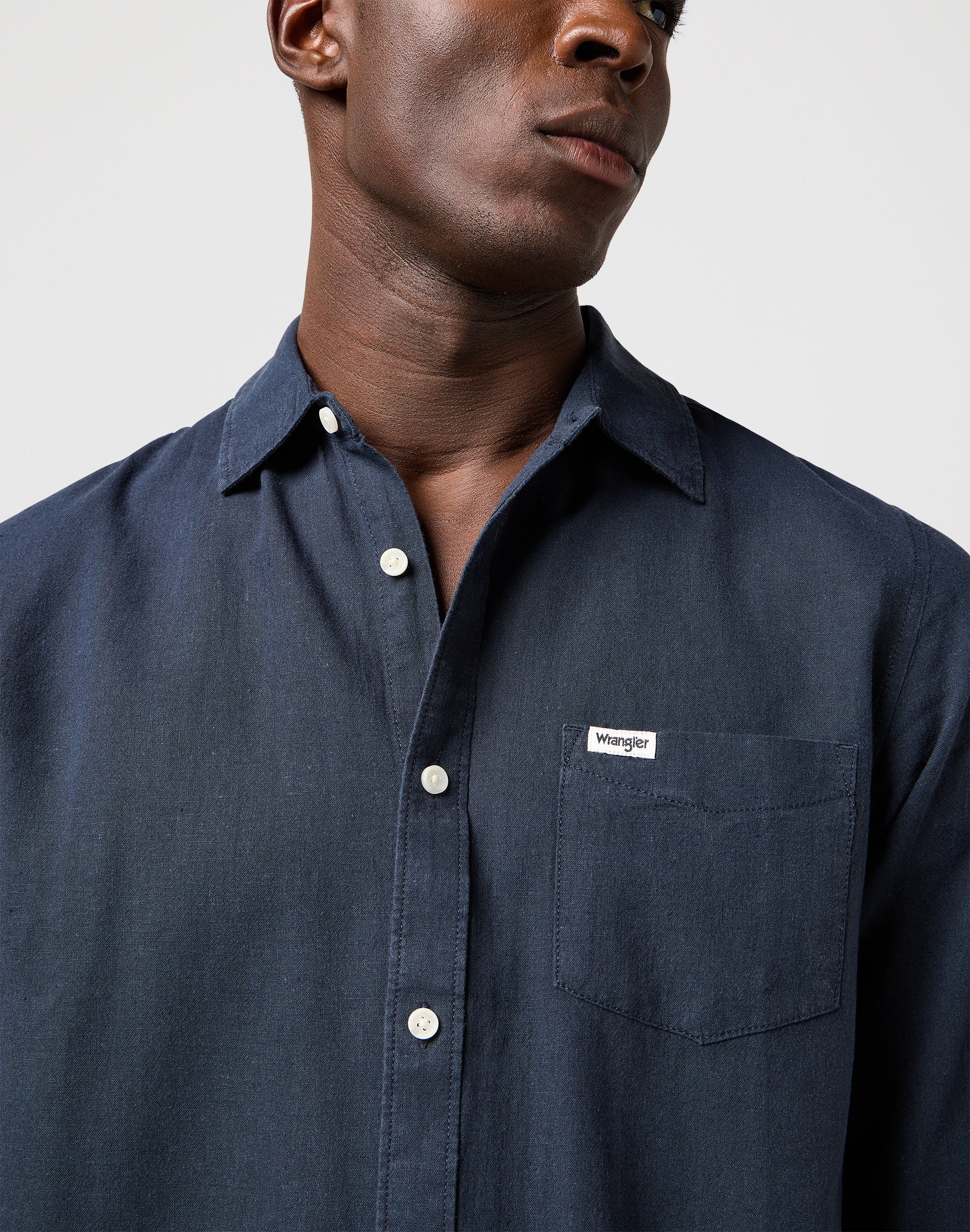 1 Pkt Shirt in Dark Navy Shirts Wrangler