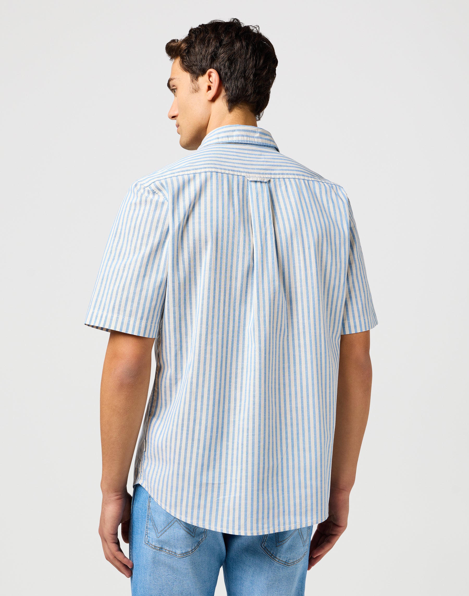 Ss Shirt in Pacific Stripe Shirts Wrangler