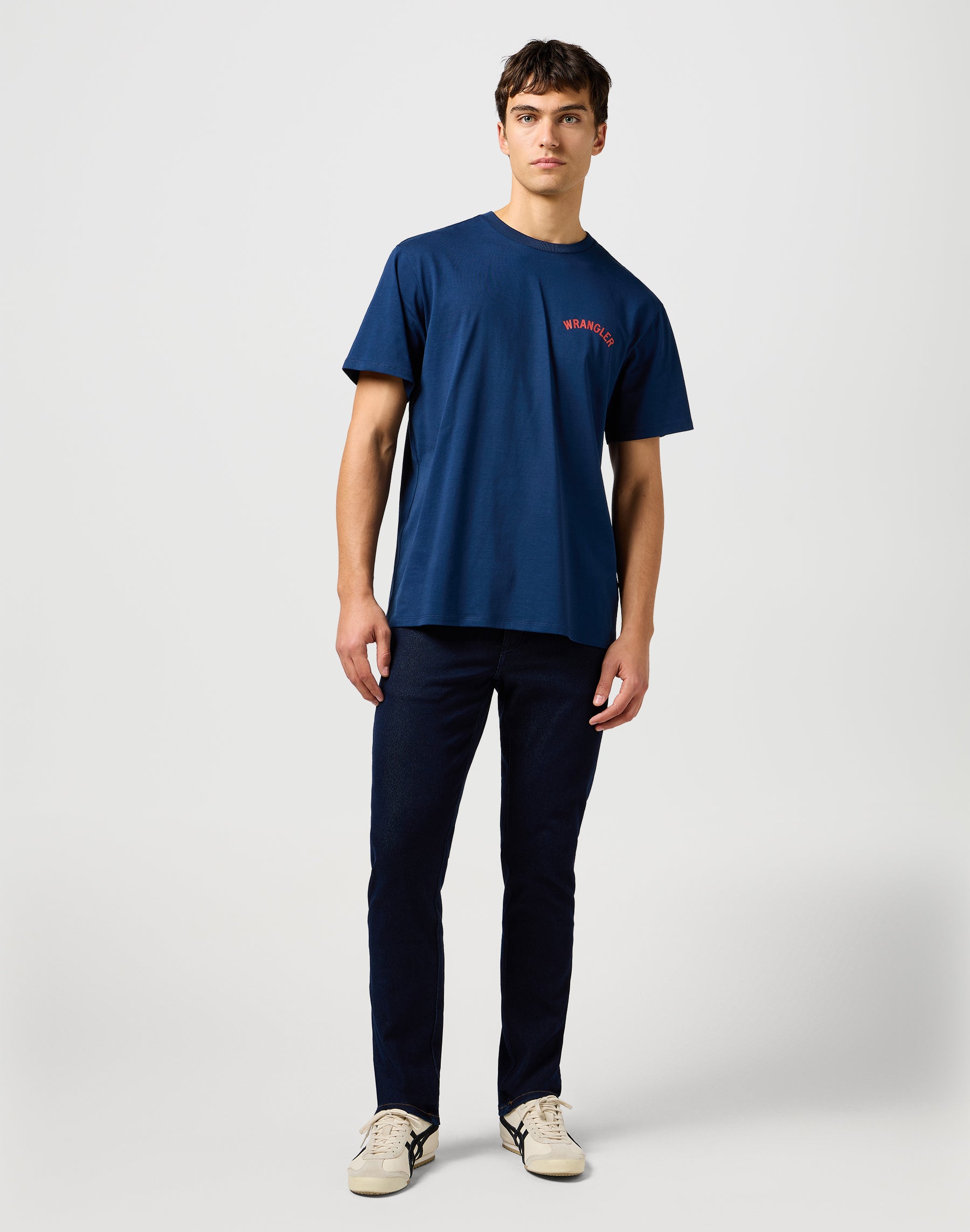 Graphic Tee in Navy T-Shirts Wrangler