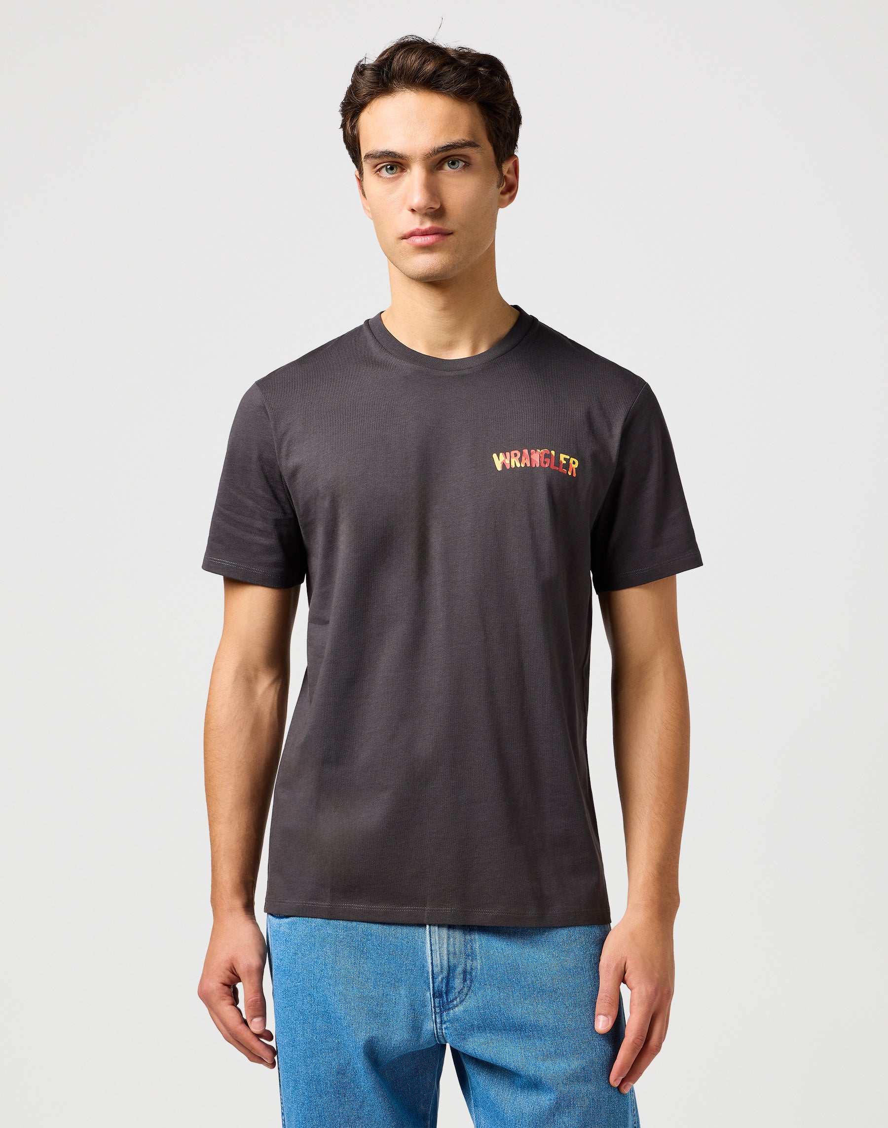 Big Graphic Tee in Faded Black T-Shirts Wrangler