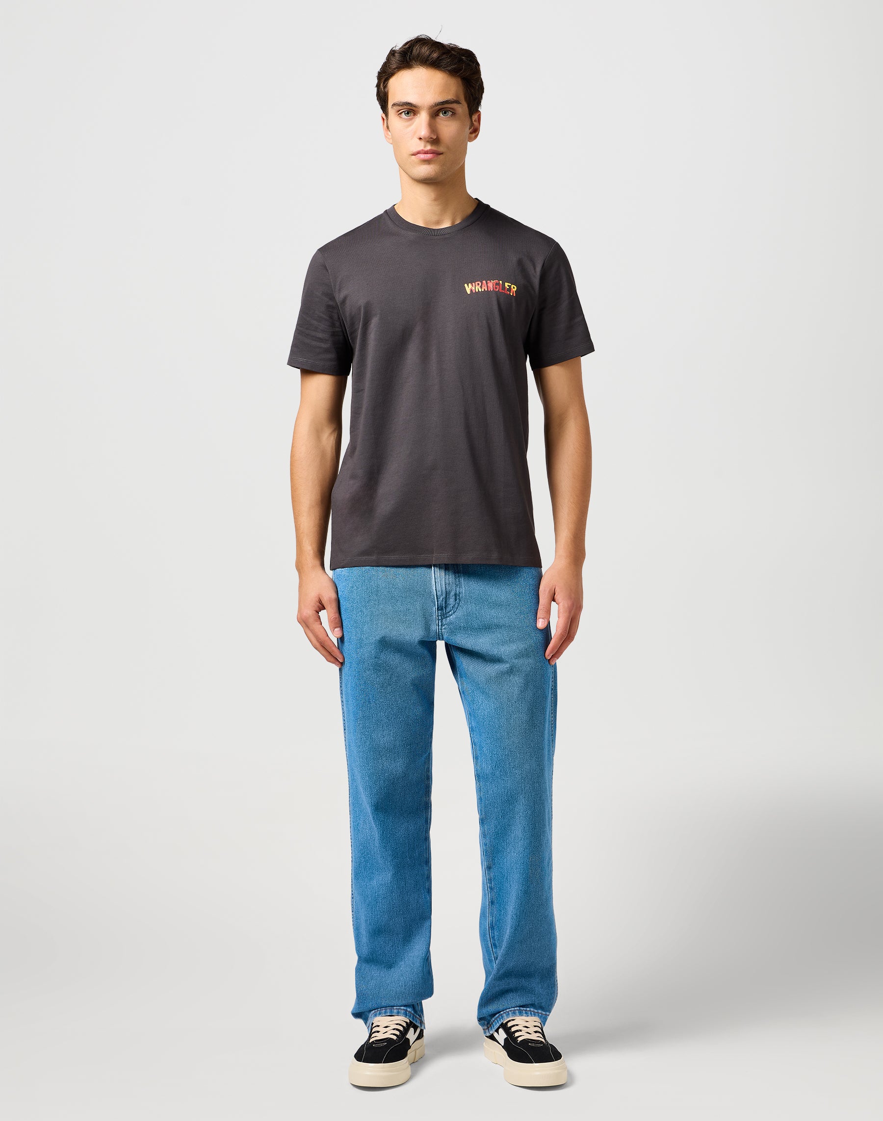 Big Graphic Tee in Faded Black T-Shirts Wrangler