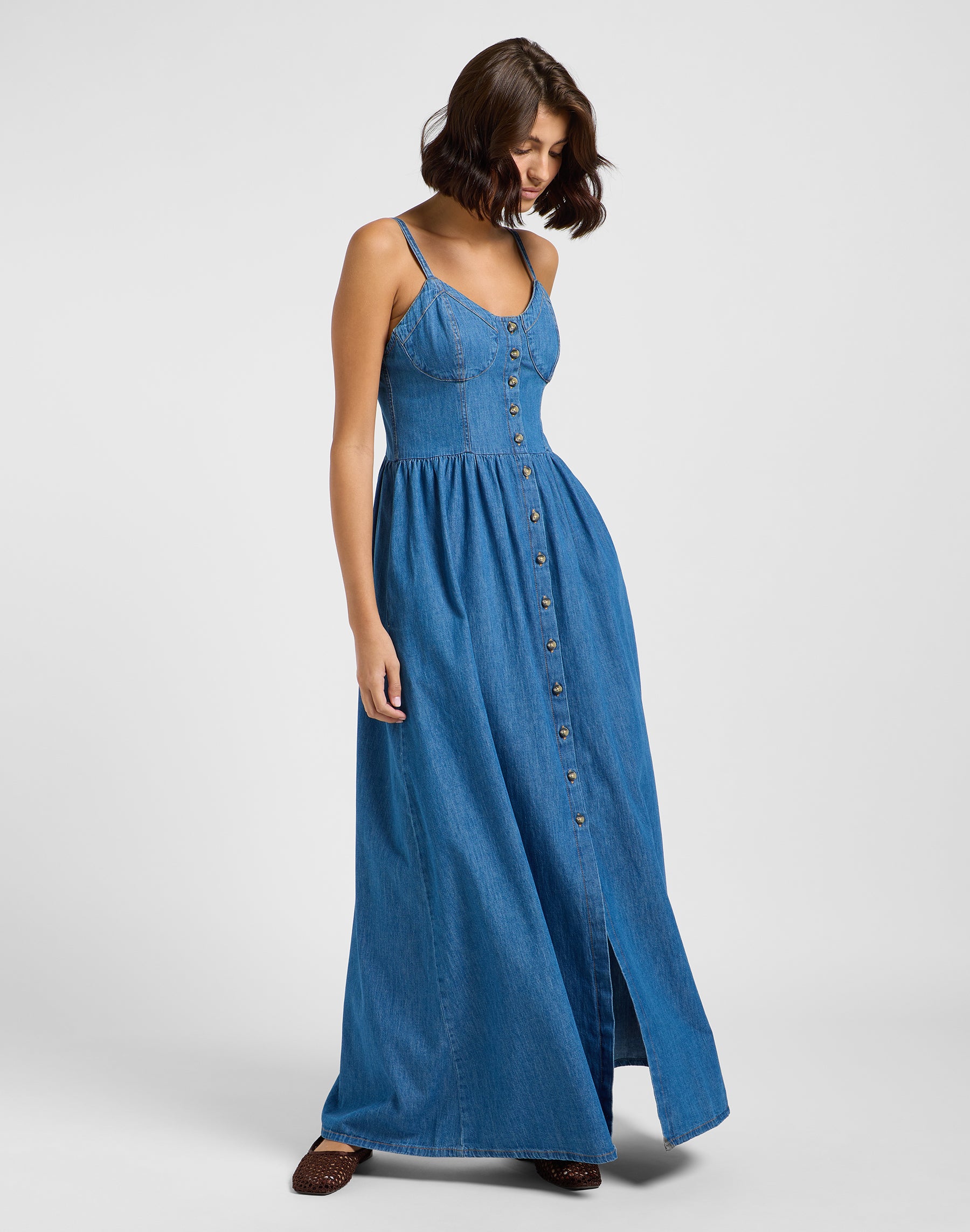 Corset Maxi Dress in Tag Yourself Dresses Lee