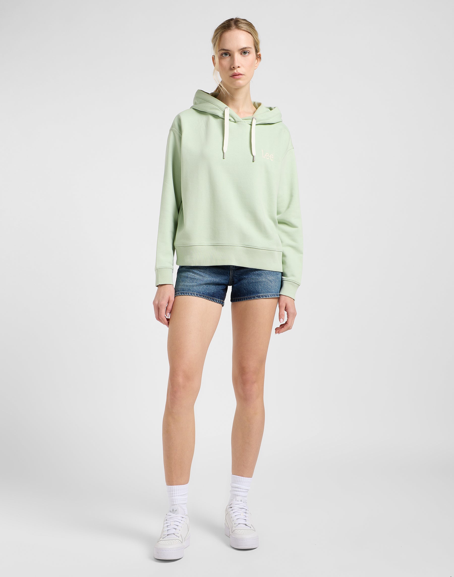 Essential Hoodie in Soft Sage Hoodie Lee