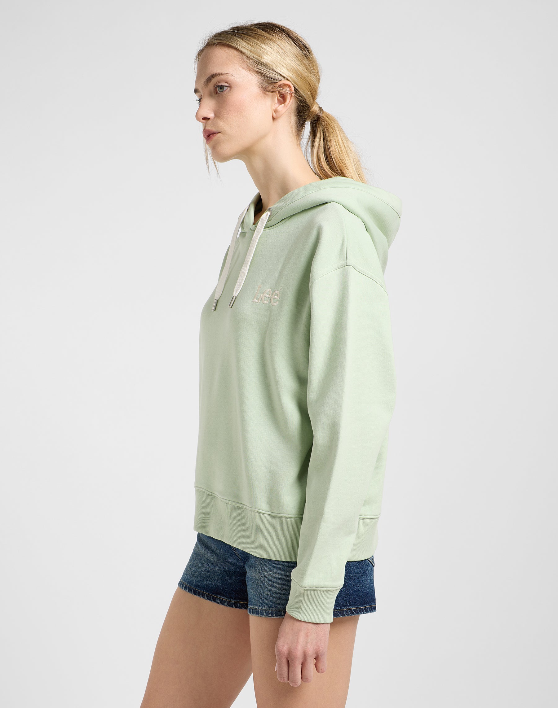 Essential Hoodie in Soft Sage Hoodie Lee