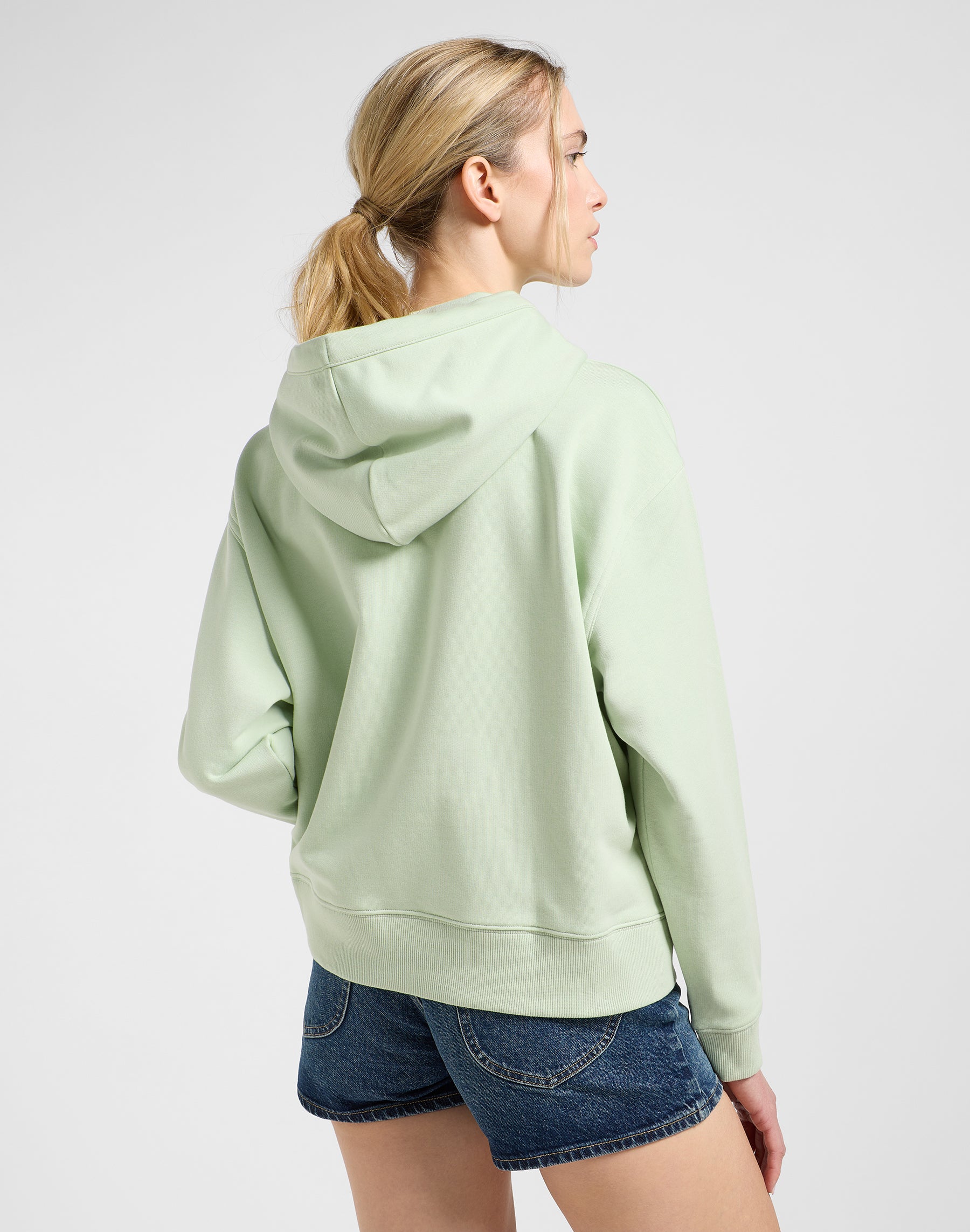 Essential Hoodie in Soft Sage Hoodie Lee